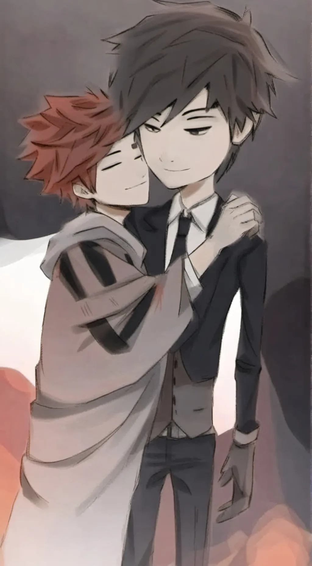 ai character: bacon x slender background