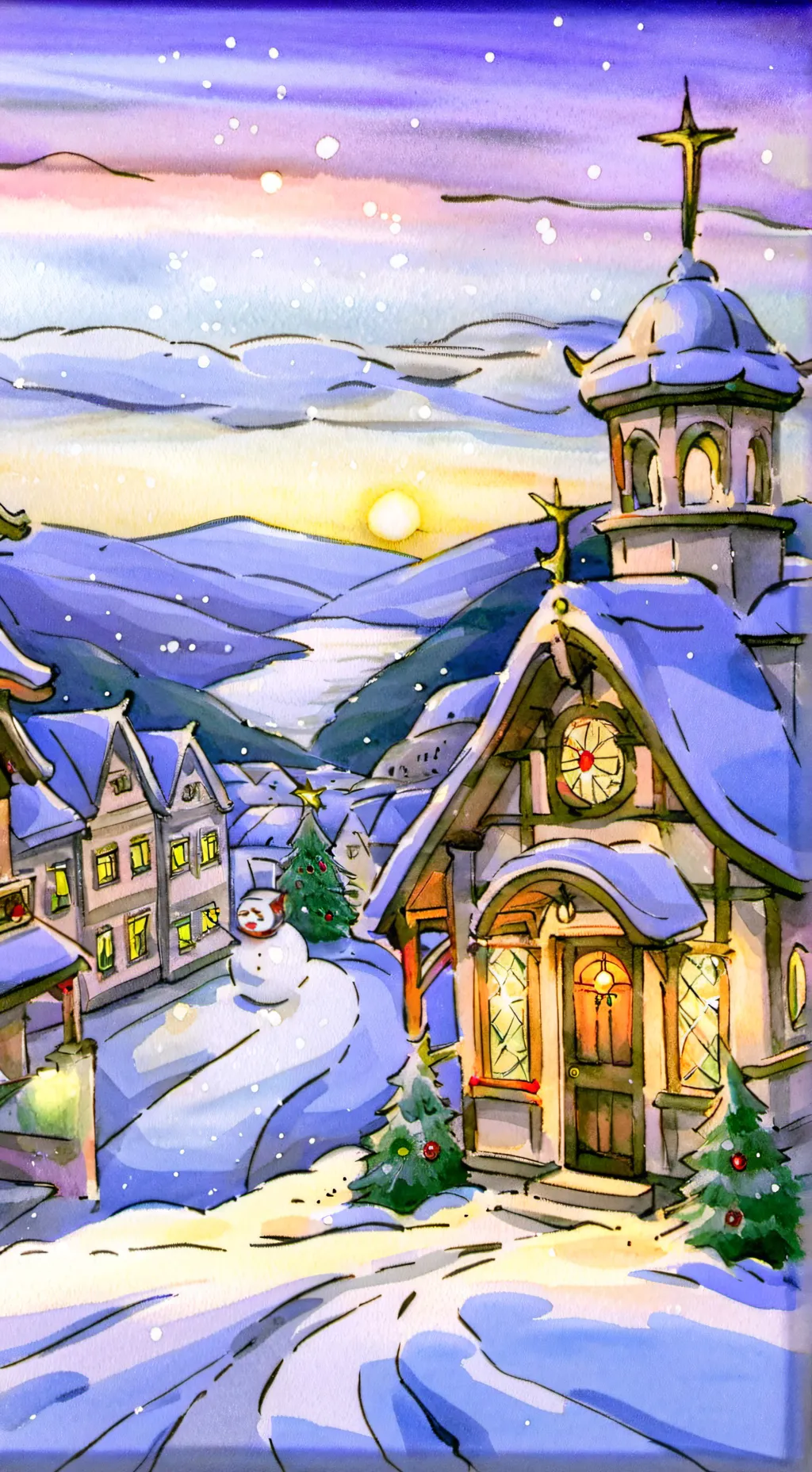 ai character: ☃️🎄DW CHRISTMAS🎄☃️ background