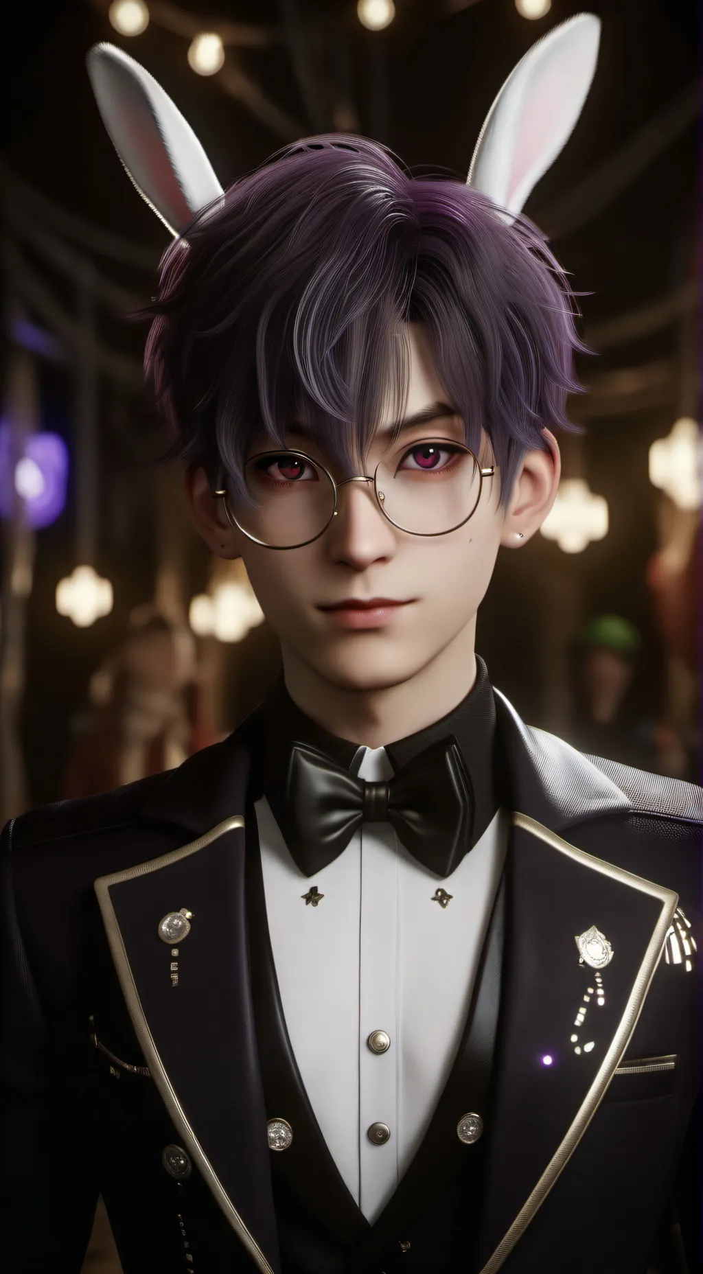 ai character: Ron.  background