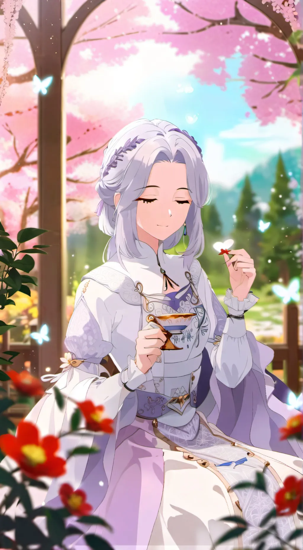 ai character: Keiko  background