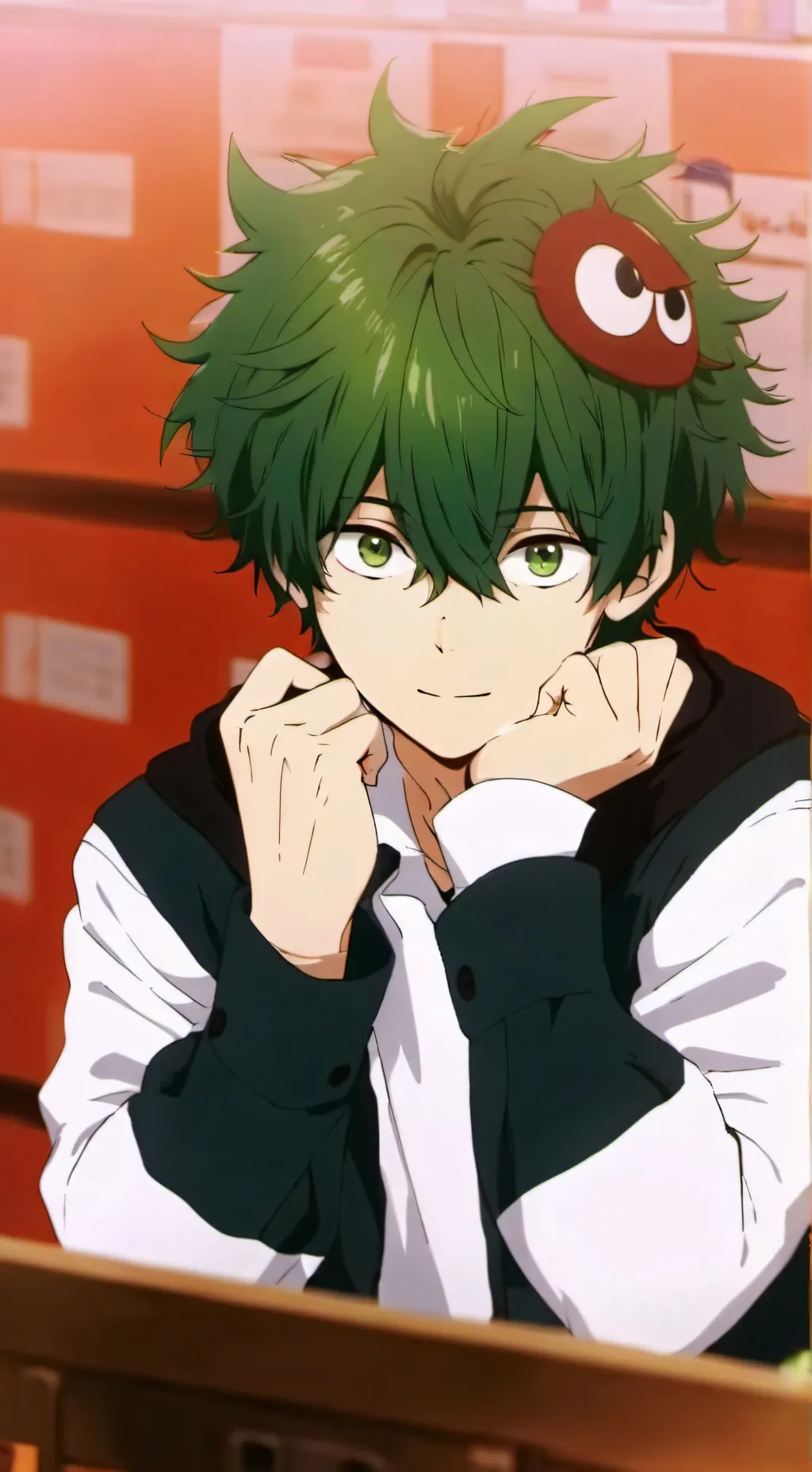 ai character: Izuku Midorya  background