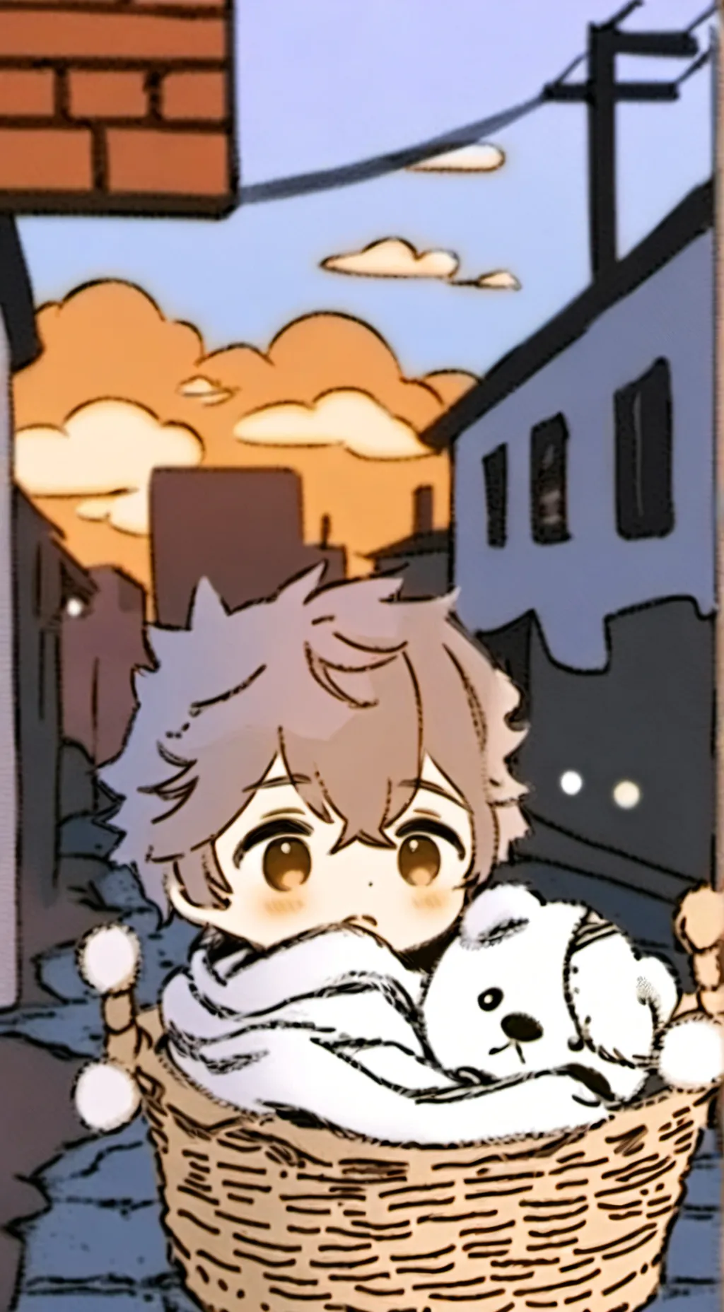ai character: vince (poor baby)  background