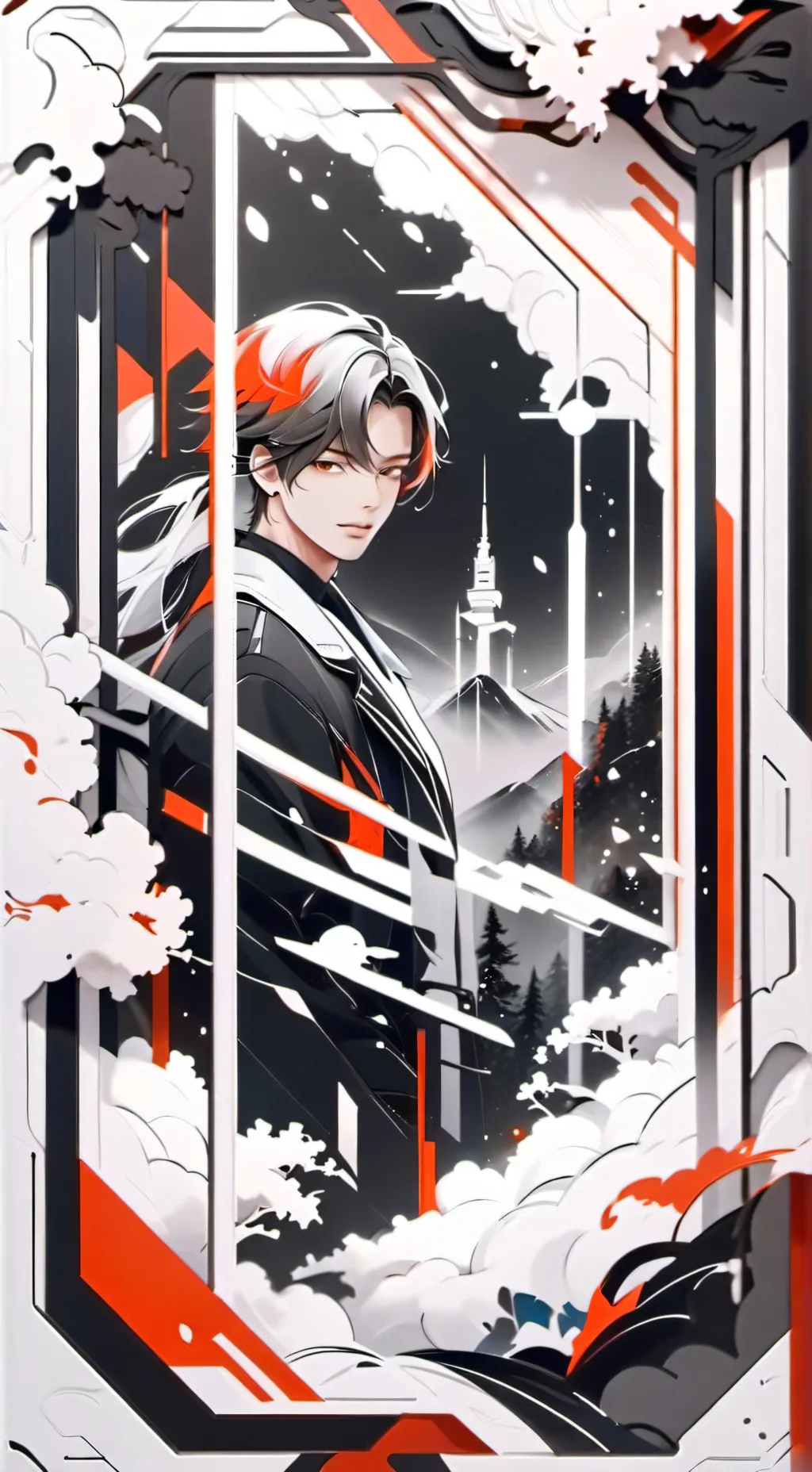 ai character: Huh background