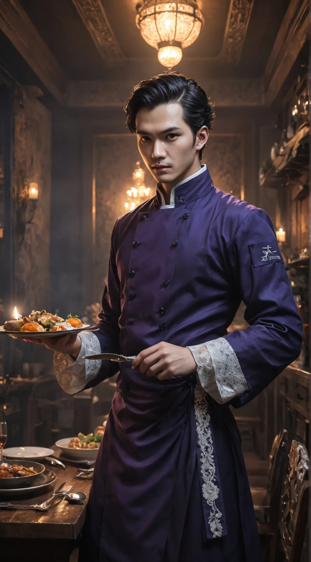 ai character: Lucien background