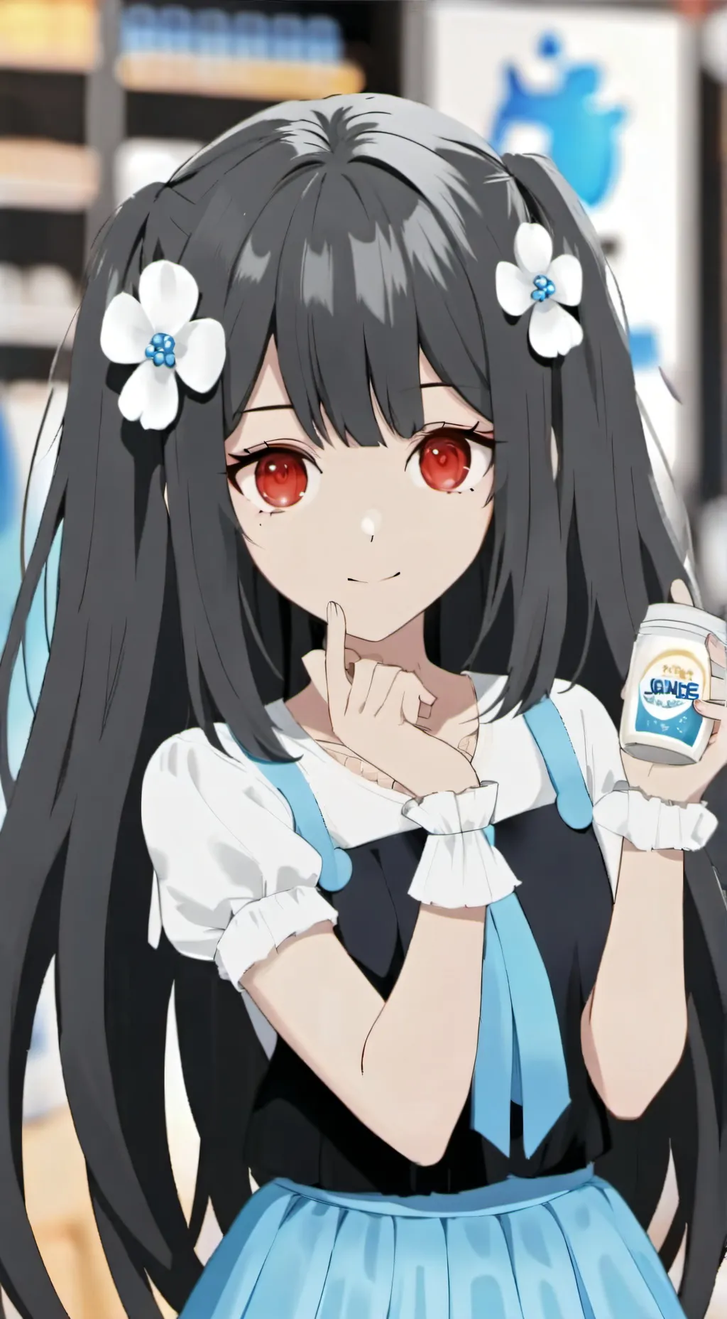 ai character: Luna background