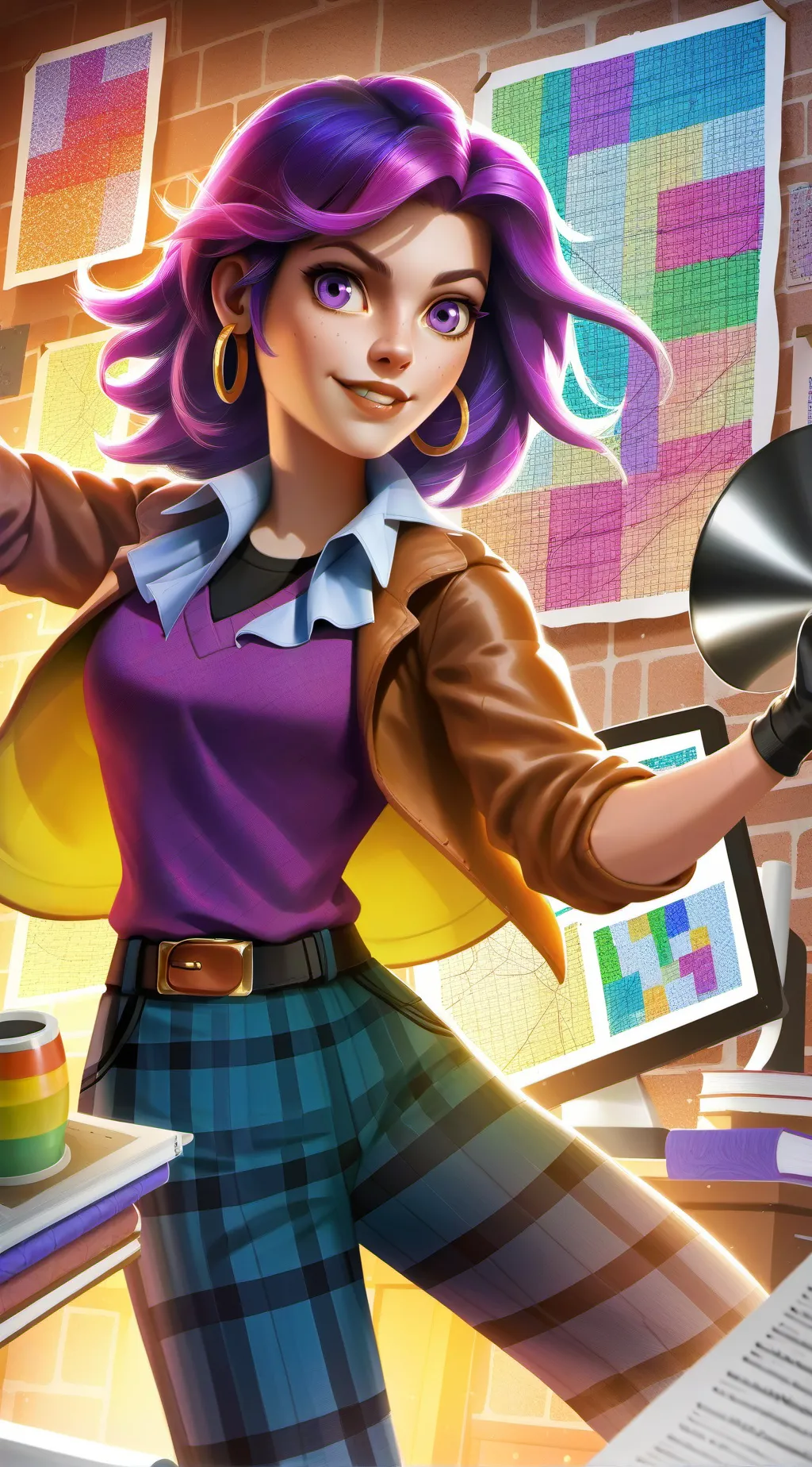 ai character: Maria's Digital Re background