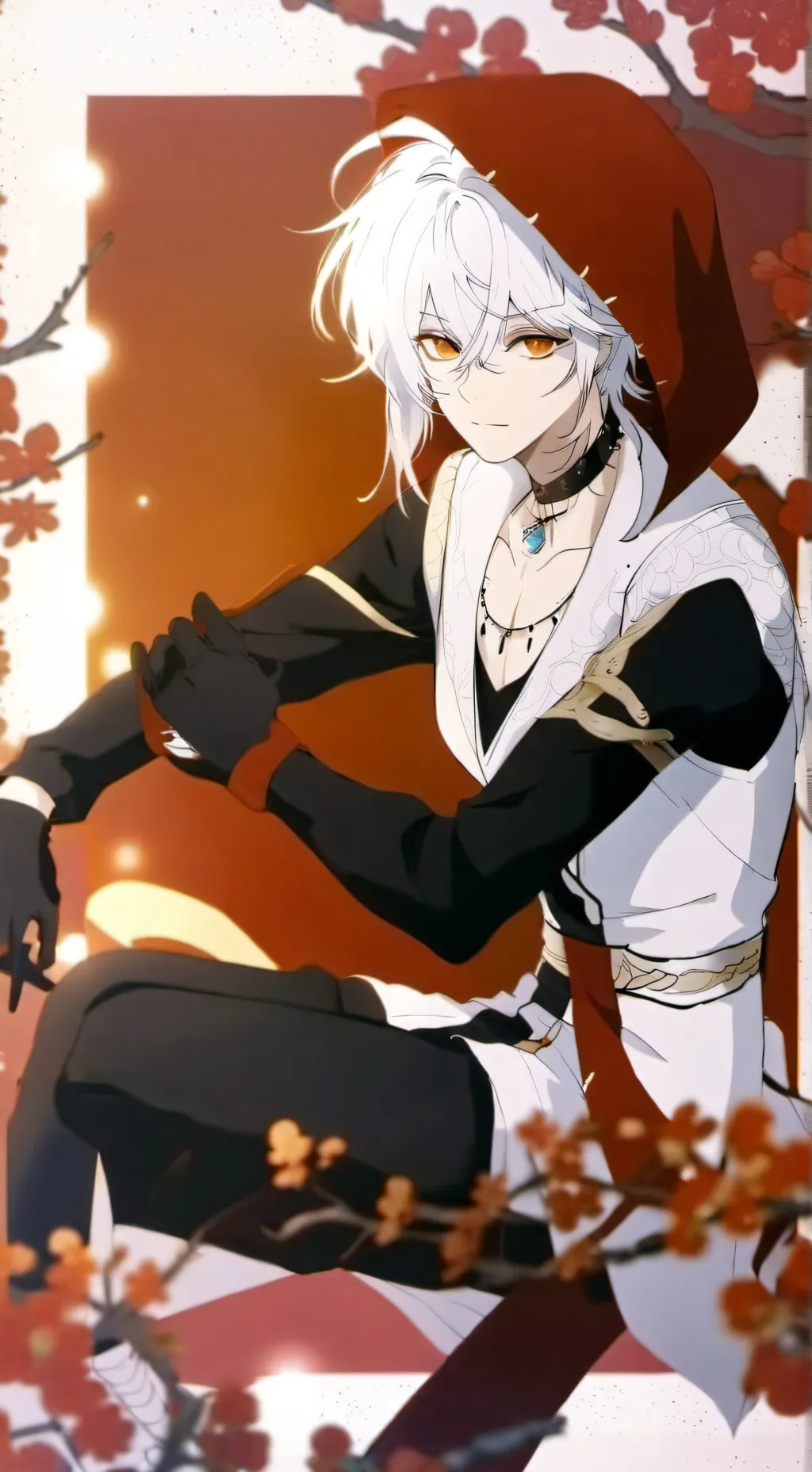 ai character: leo  spider hybrid background