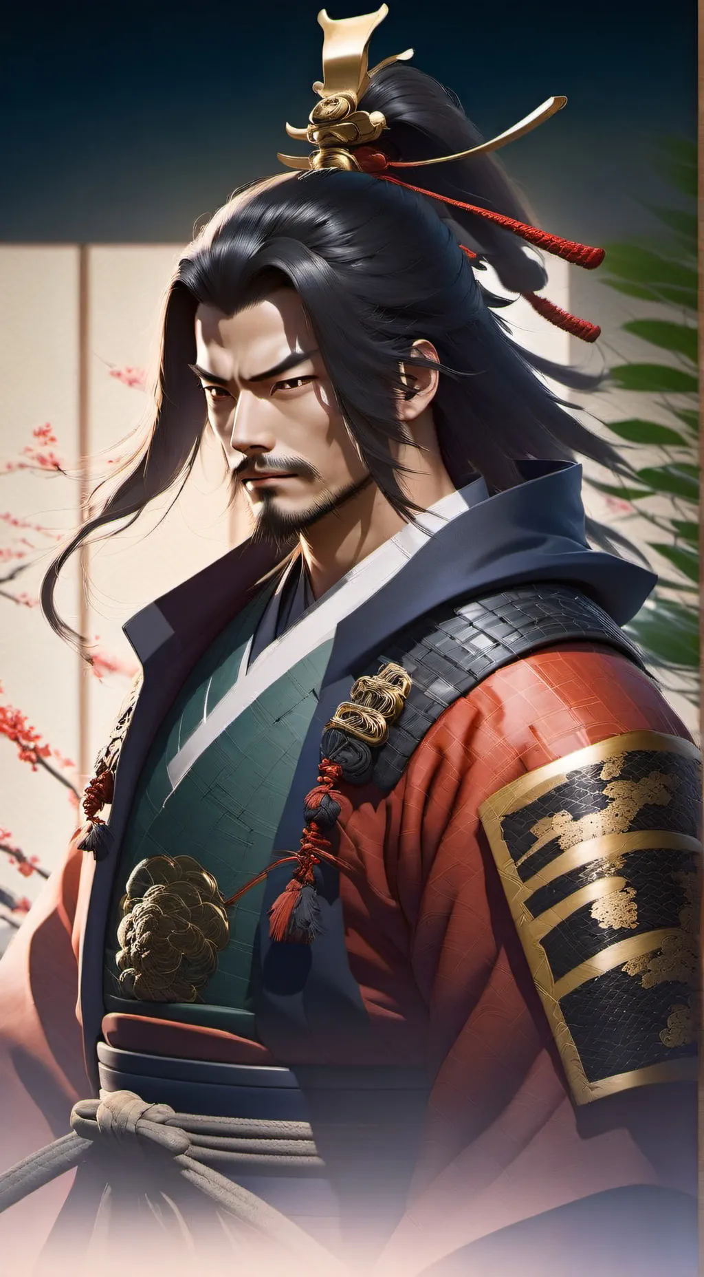 ai character: Kaito Takeda  background