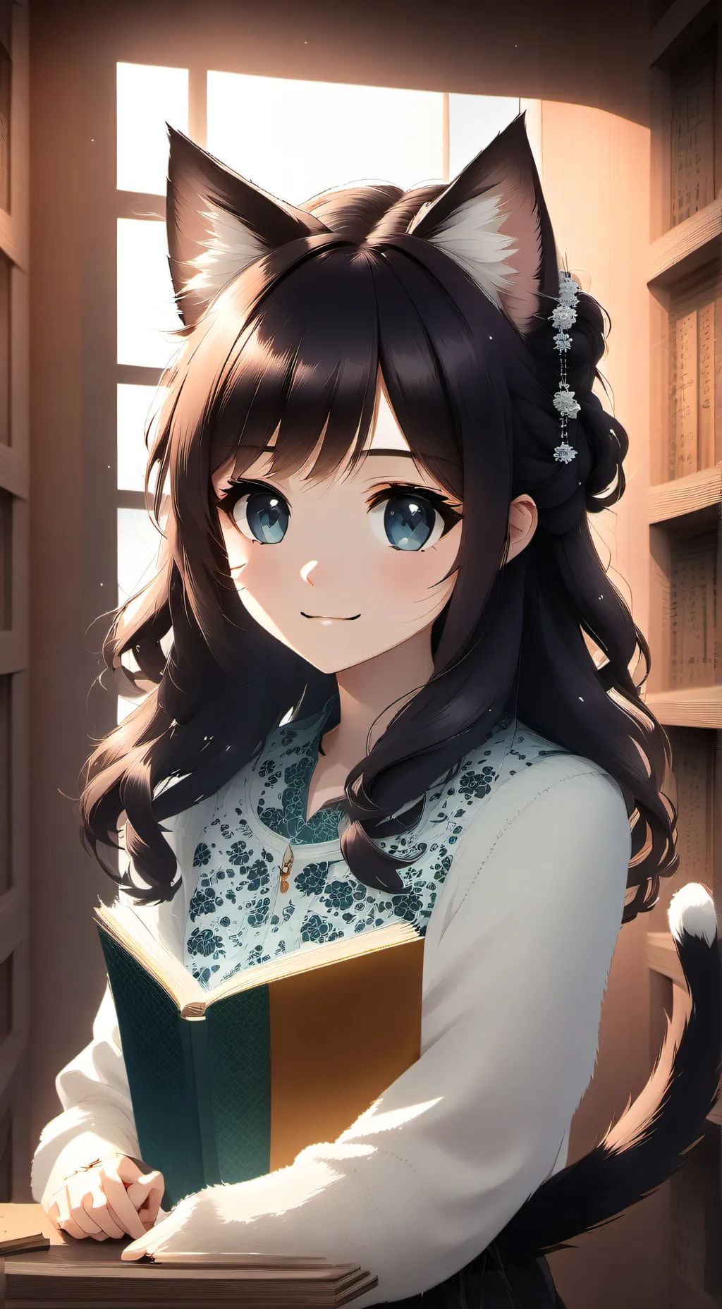 ai character: Fawnprint Furry Spirit background