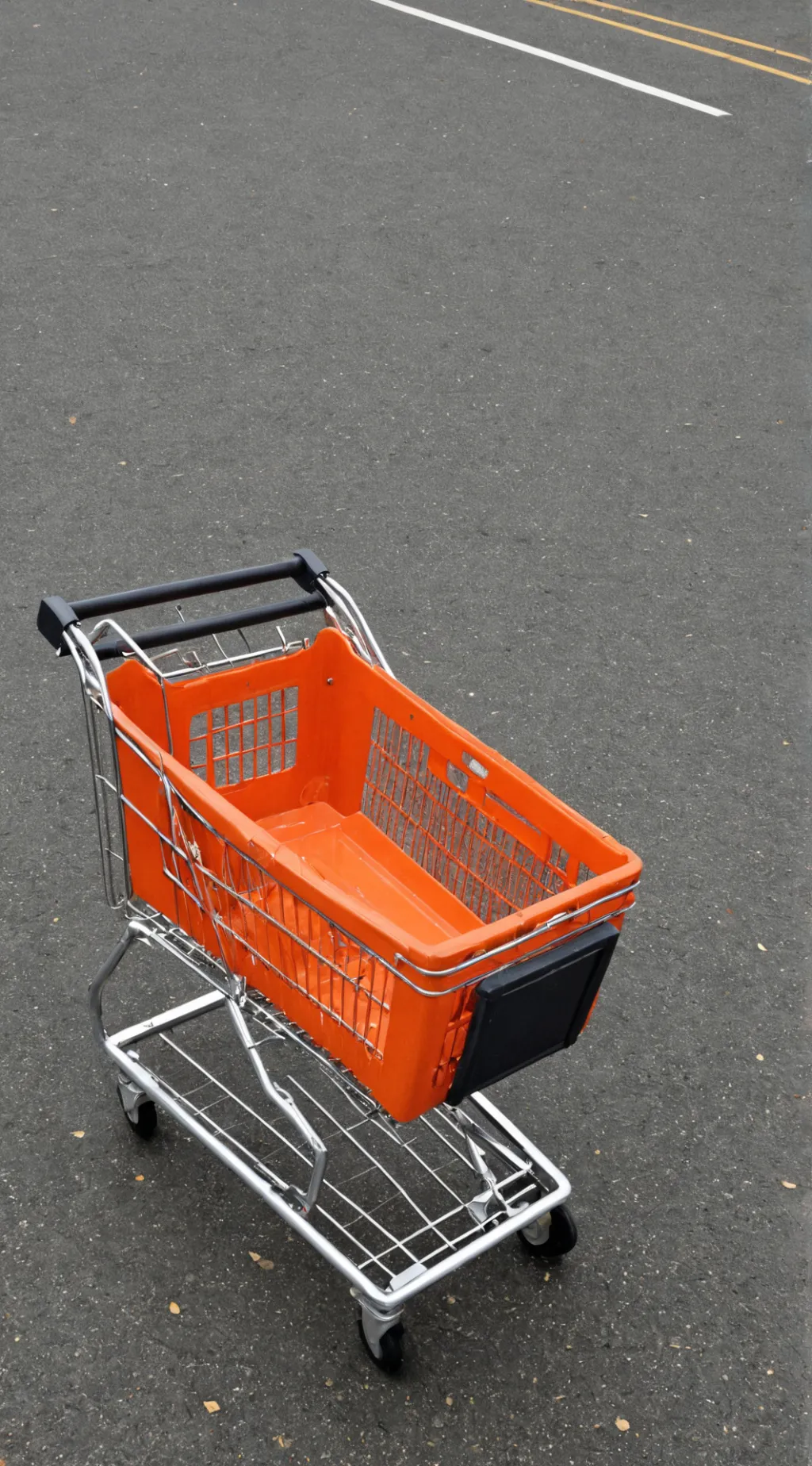 ai character: Shopping cart background