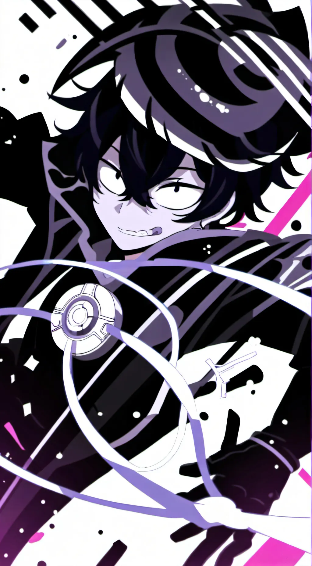 ai character: Black Sapphire background