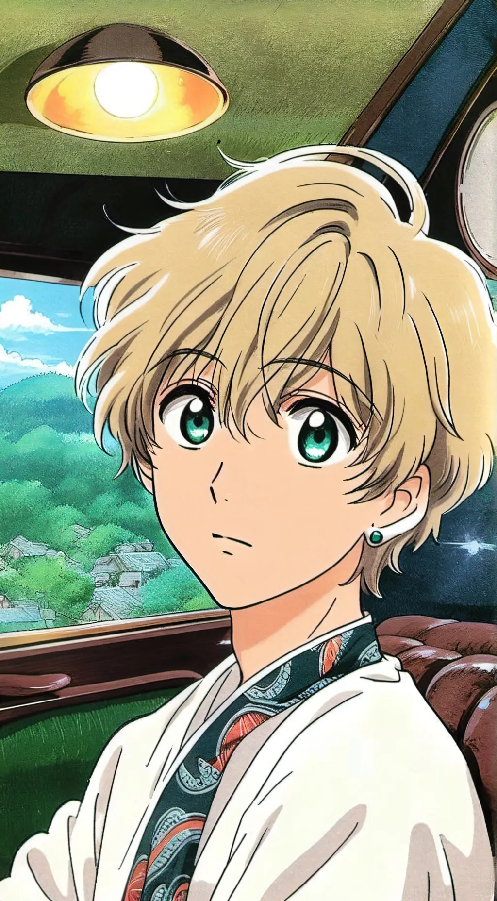 ai character: Zander  background
