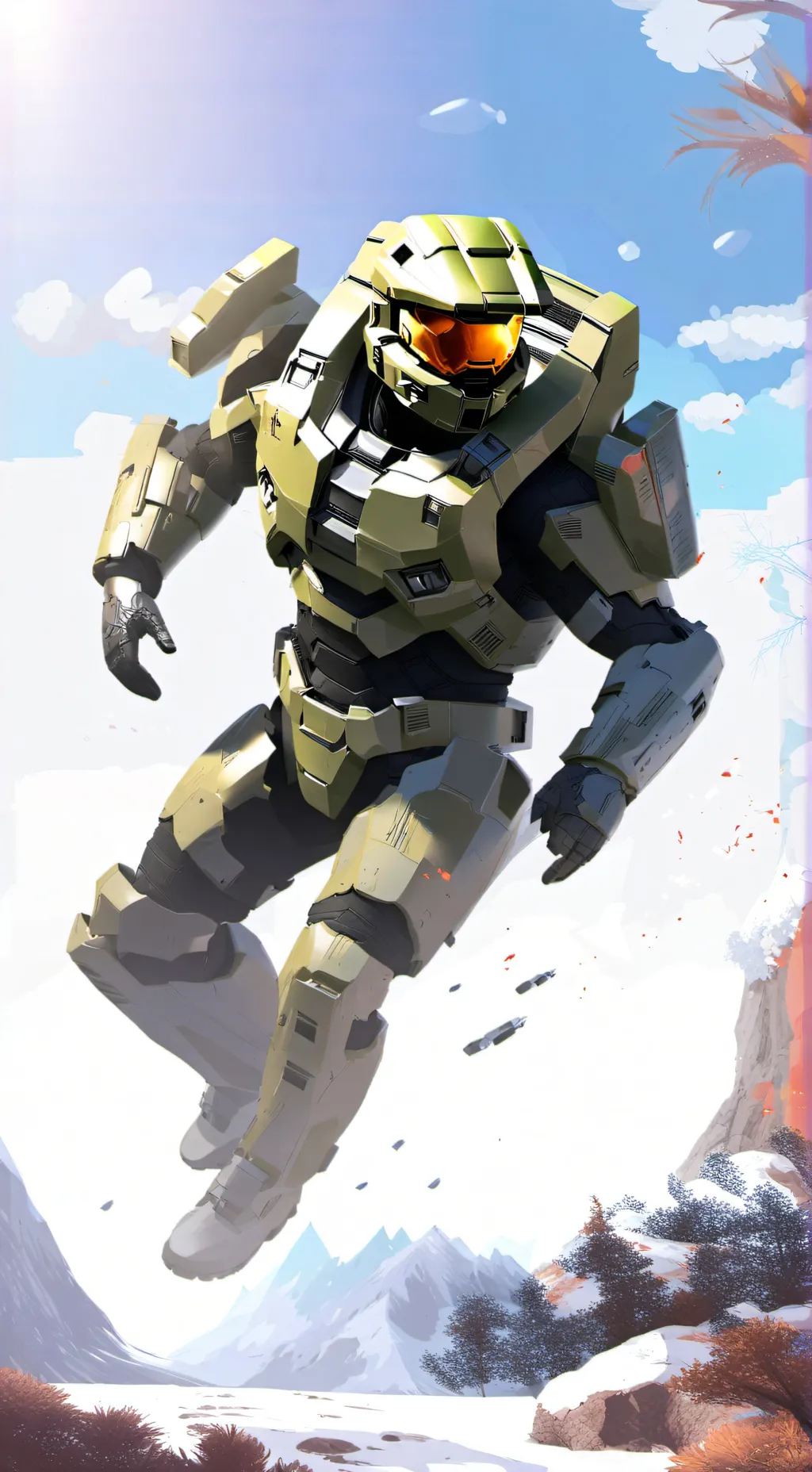 ai character: master chief background
