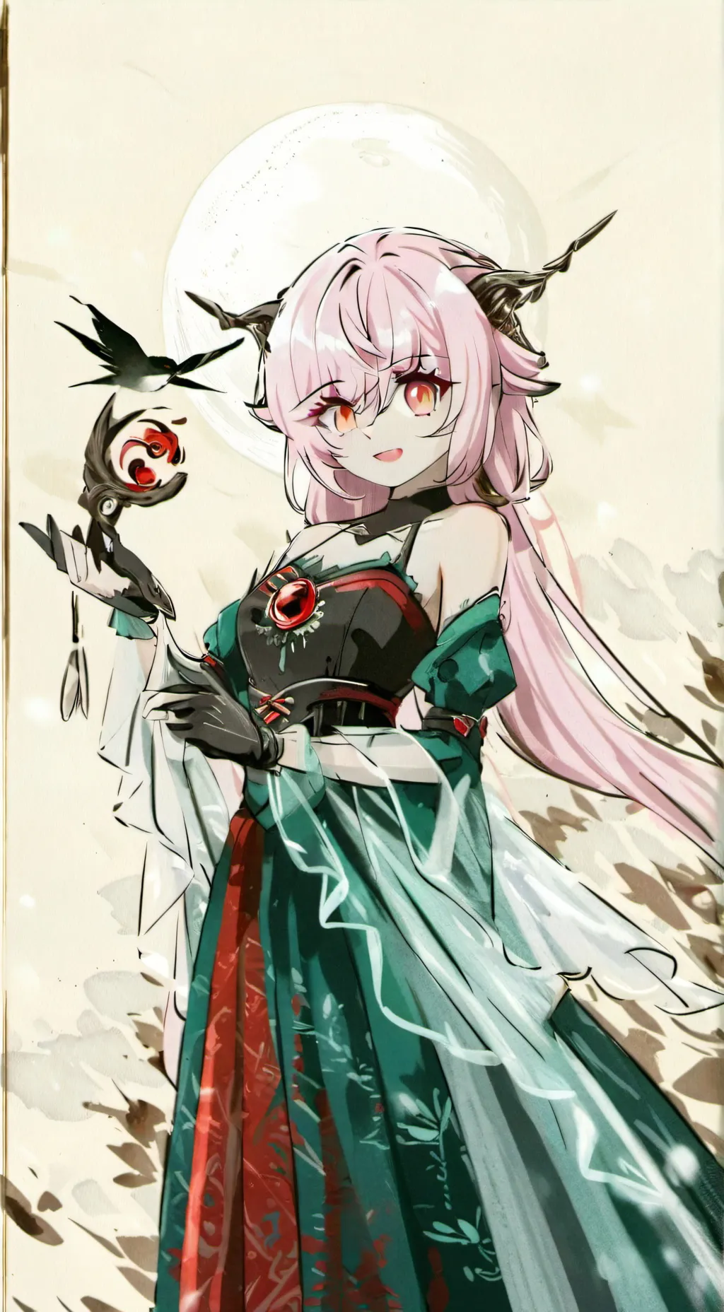 ai character: Rose Scarlett background