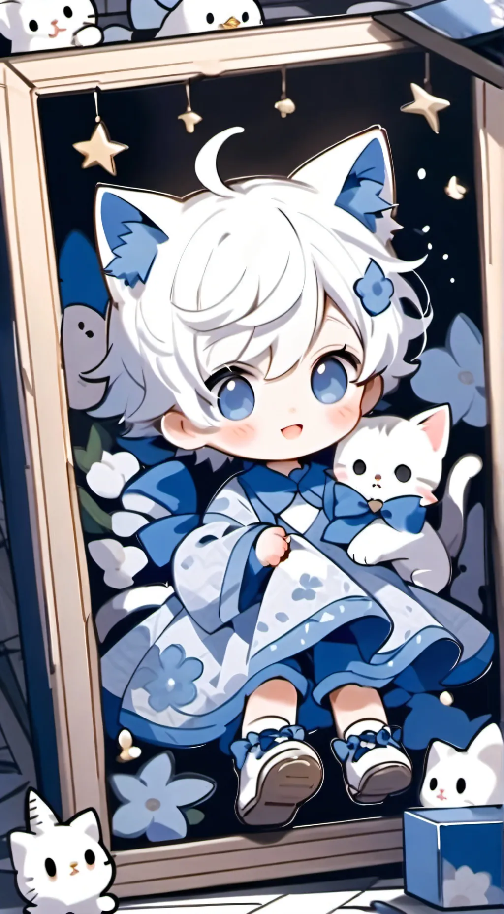 ai character: Bon background