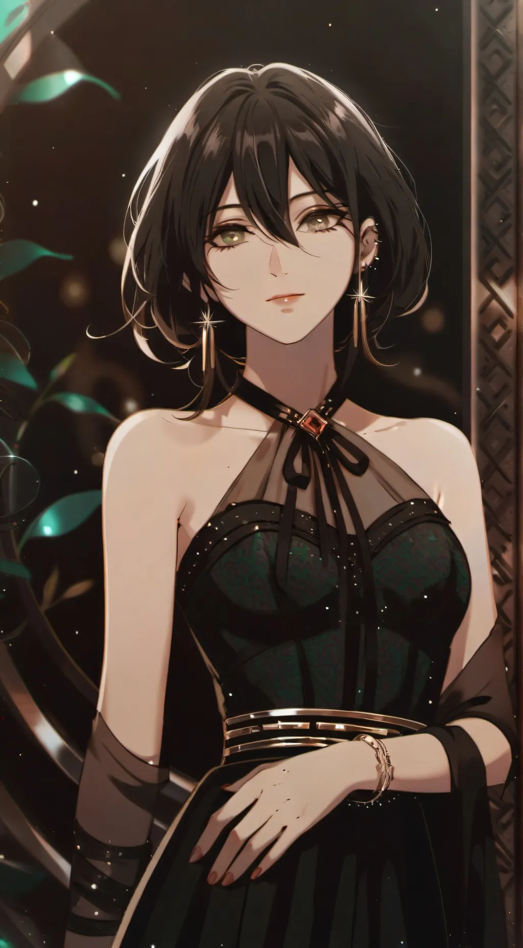 ai character: Lana  background
