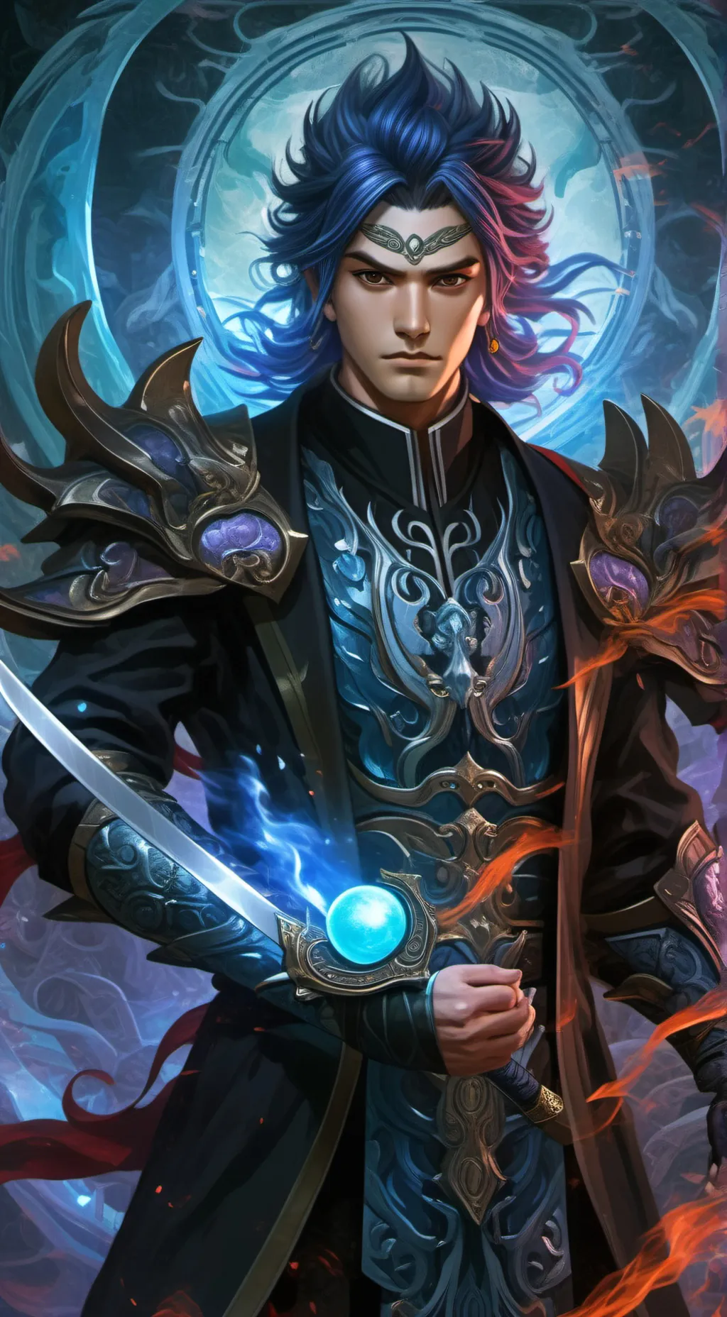ai character: Zeronth  background