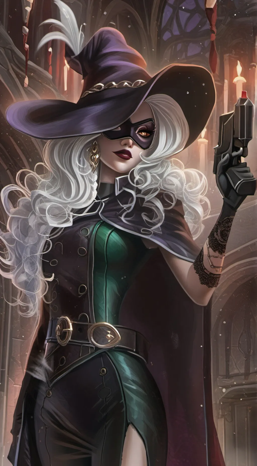 ai character: Dahlia background