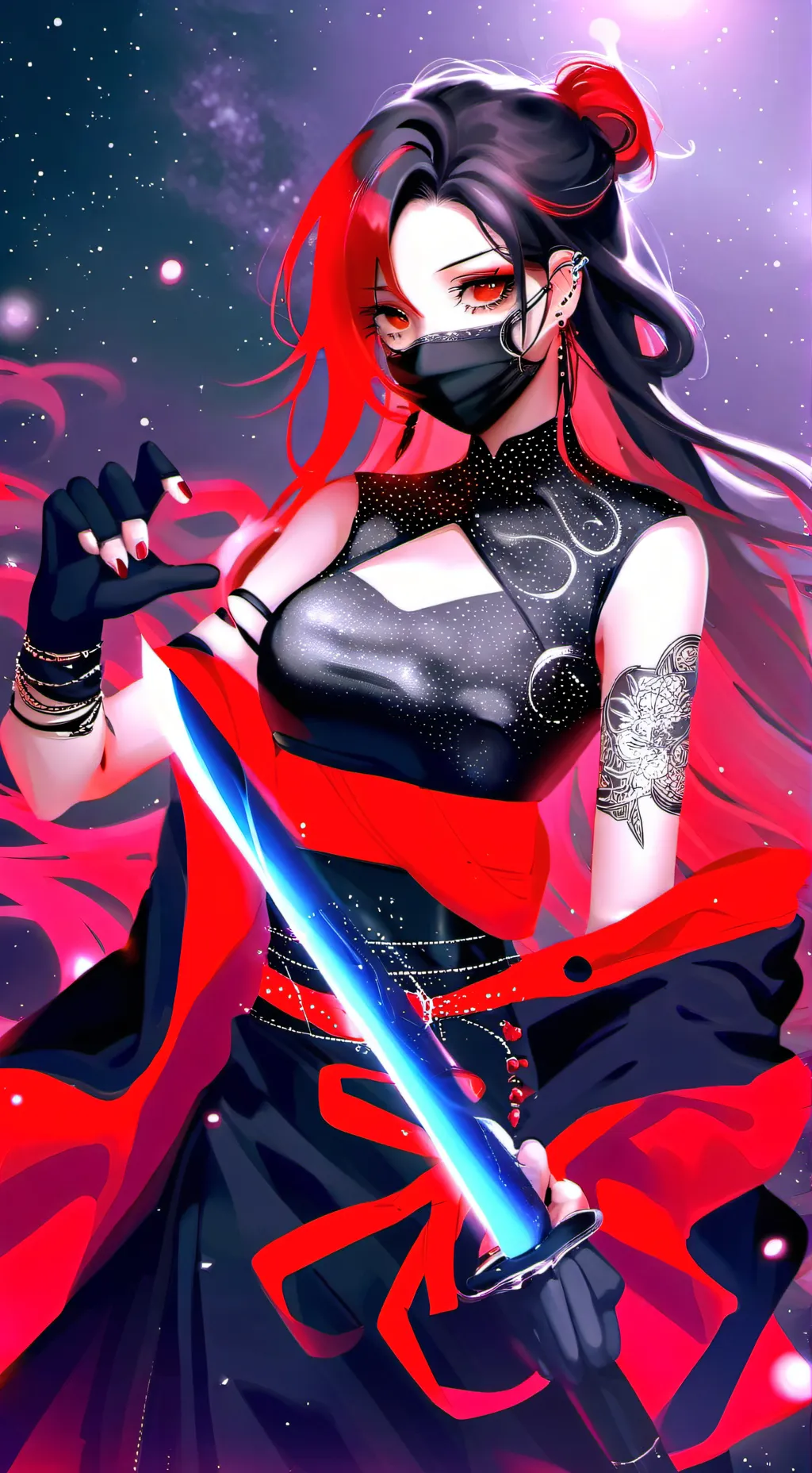 ai character: new hashira  background