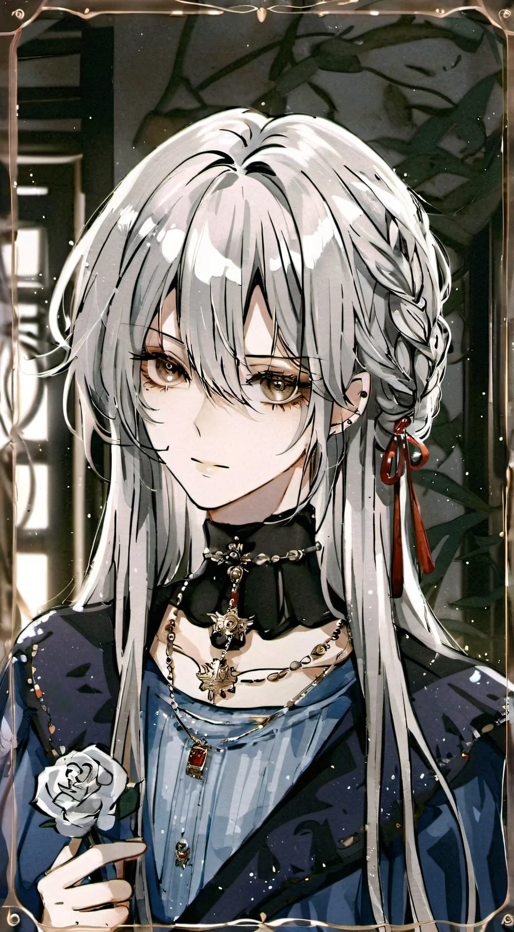 ai character: serenity  background
