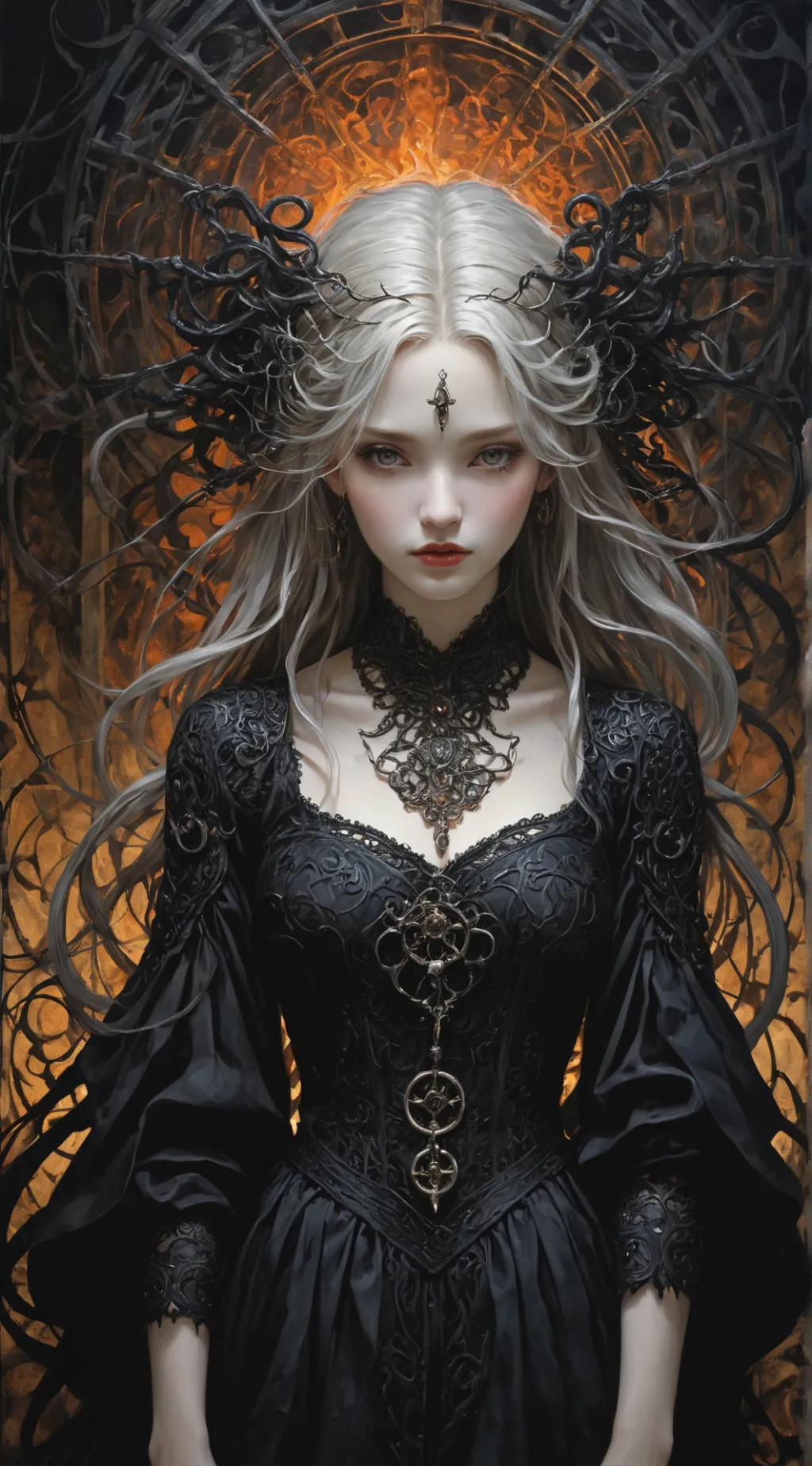 ai character: EleonoraViltaria  background
