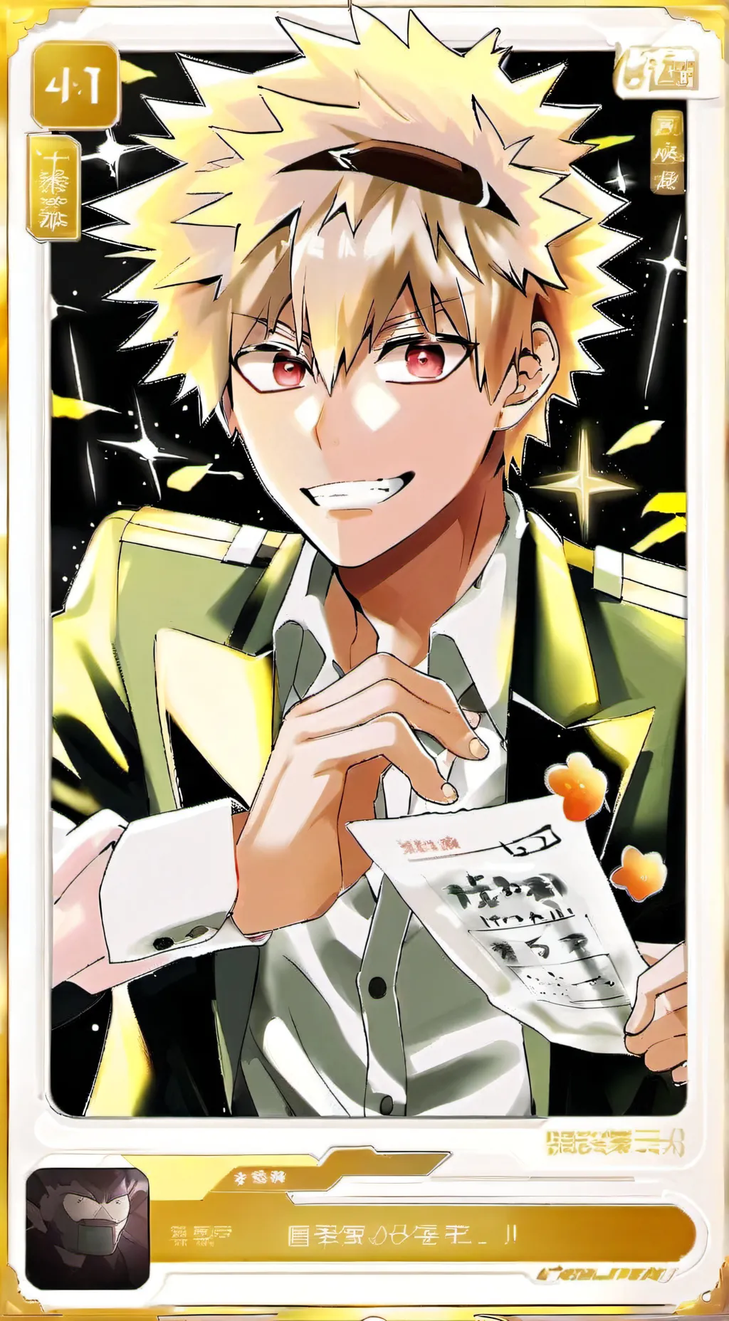 ai character: Bakugo background