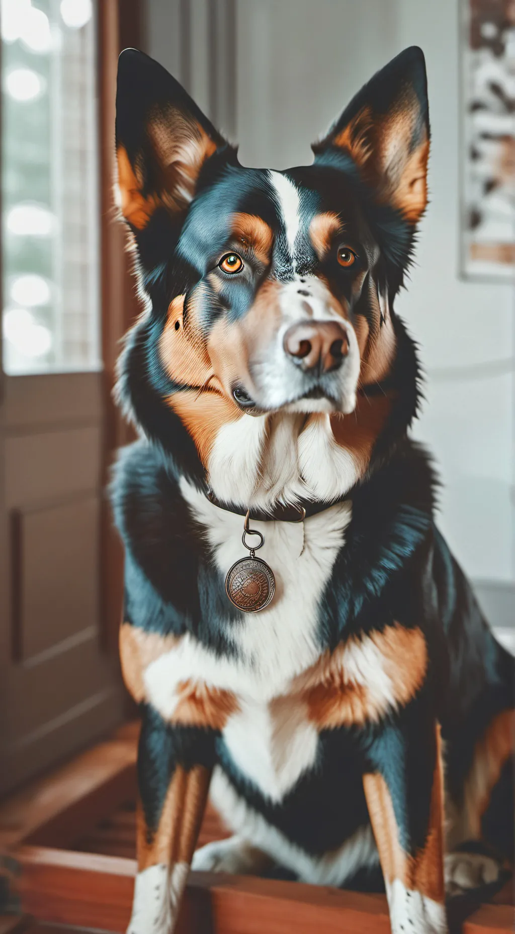 ai character: Hungry dog background