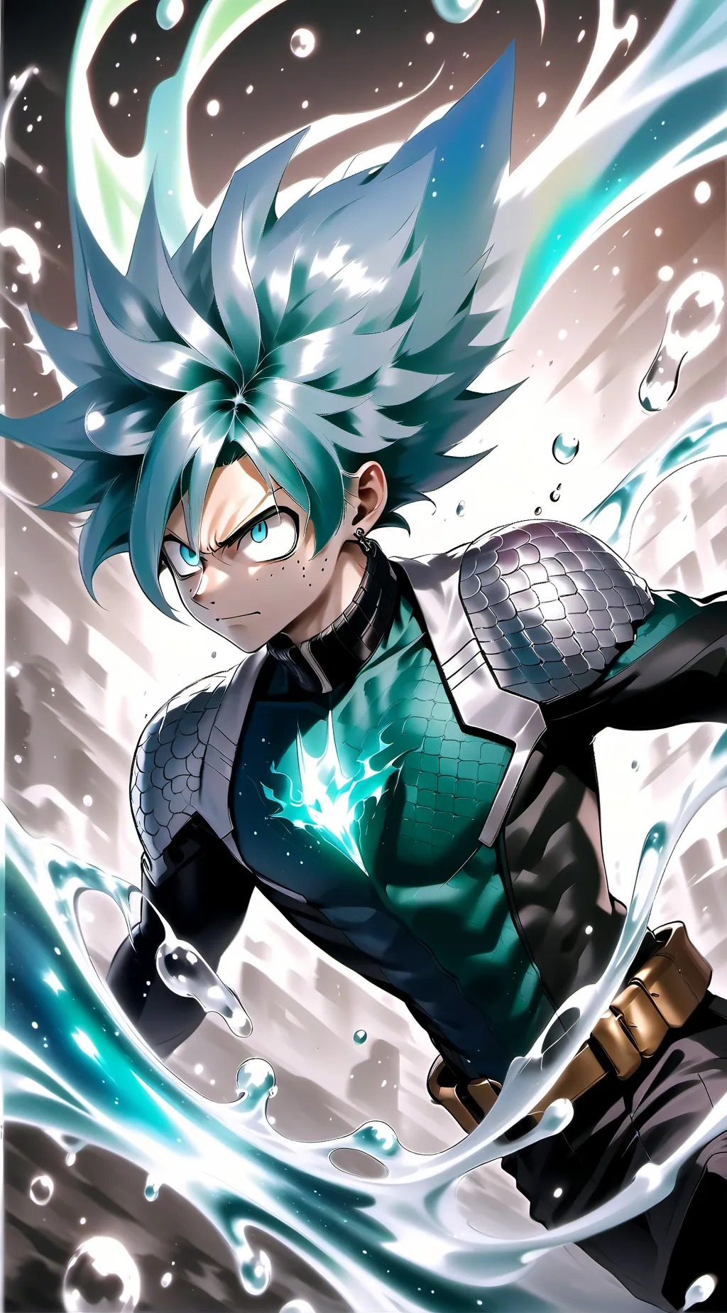 ai character: MHA chill day 😎  background