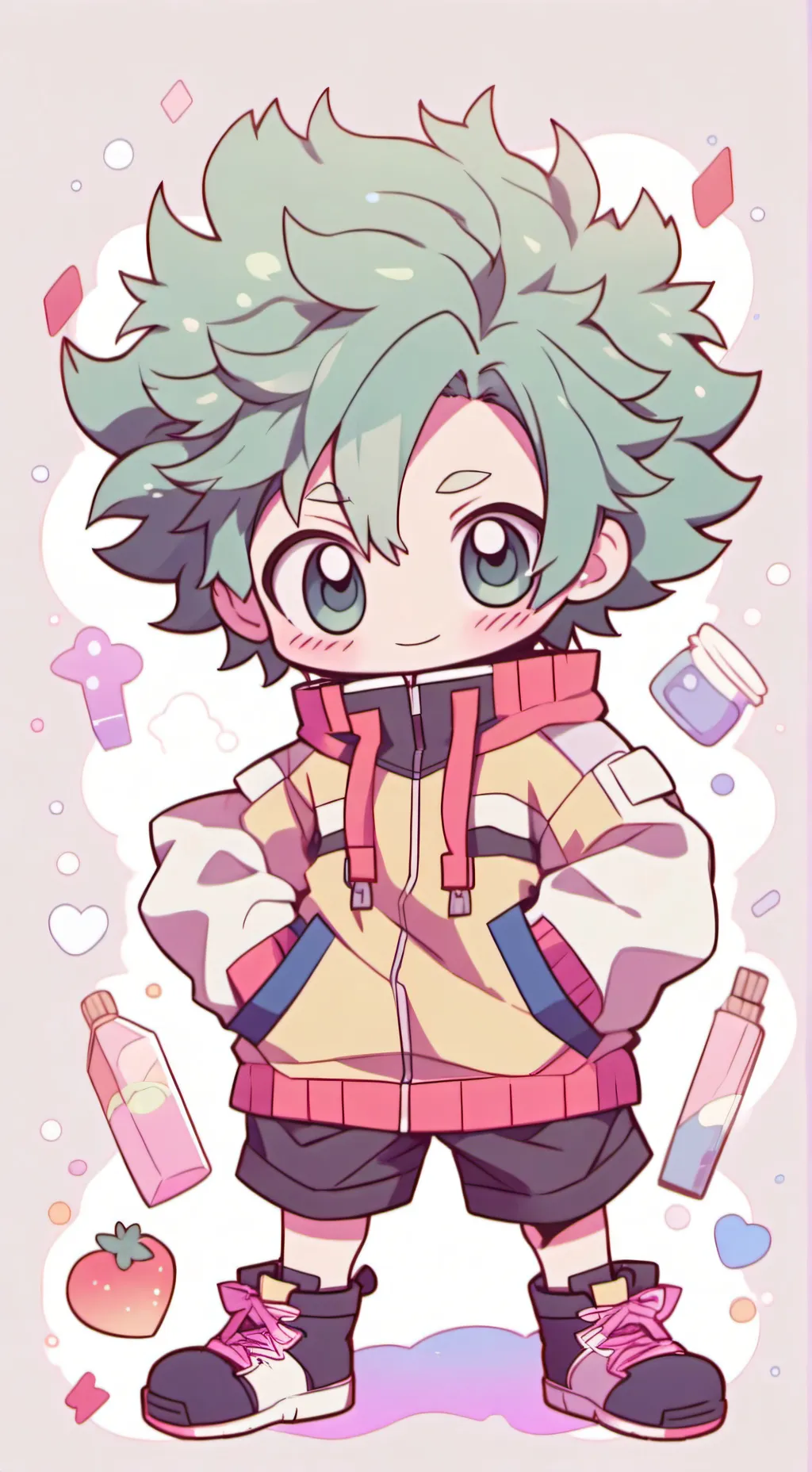 ai character: mha ♥️ background