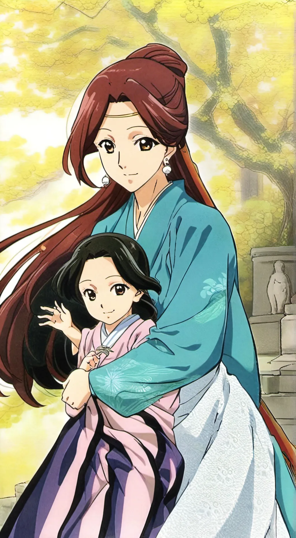 ai character: lady gyokuyou zoie background