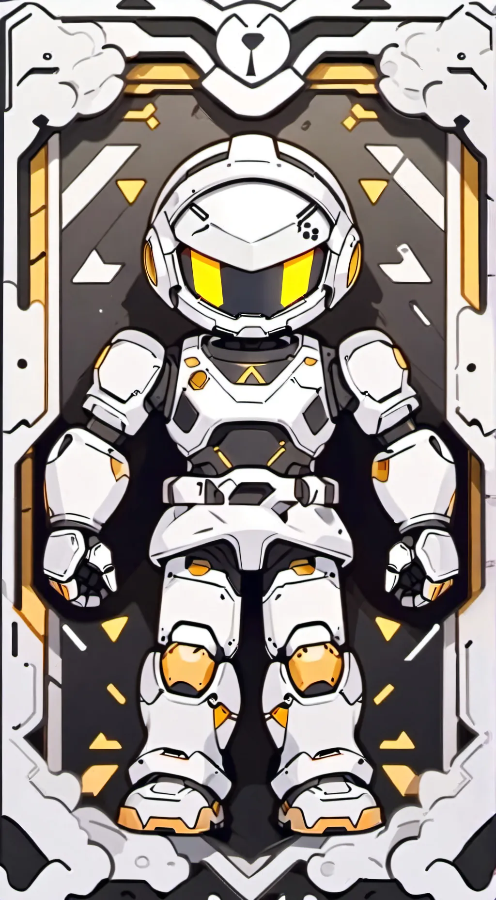 ai character: MURDER DRONES✨ background