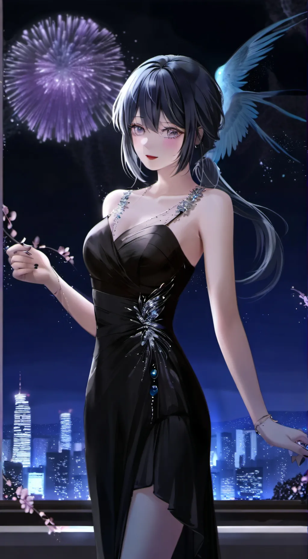 ai character: siliva background