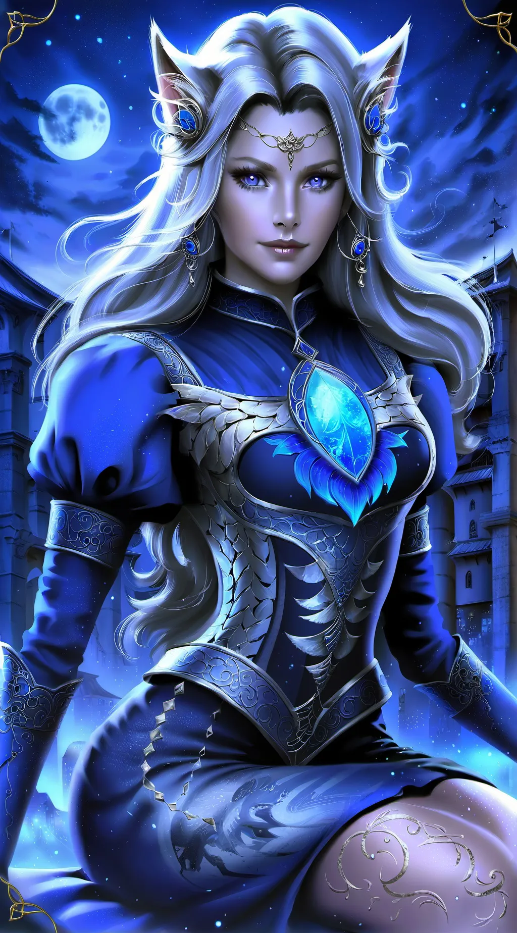 ai character: Selena background