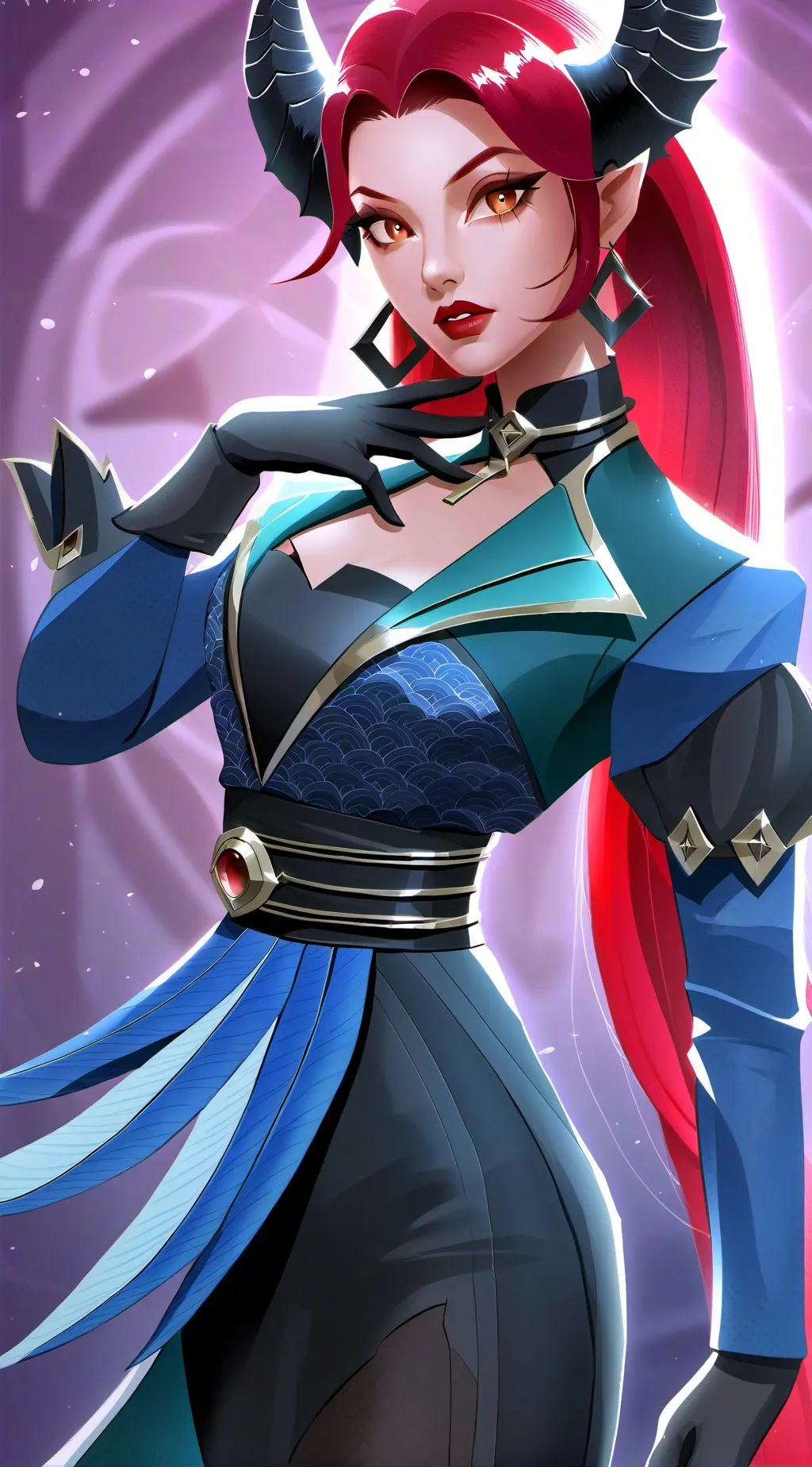 ai character: Kpop Demon Hunters background