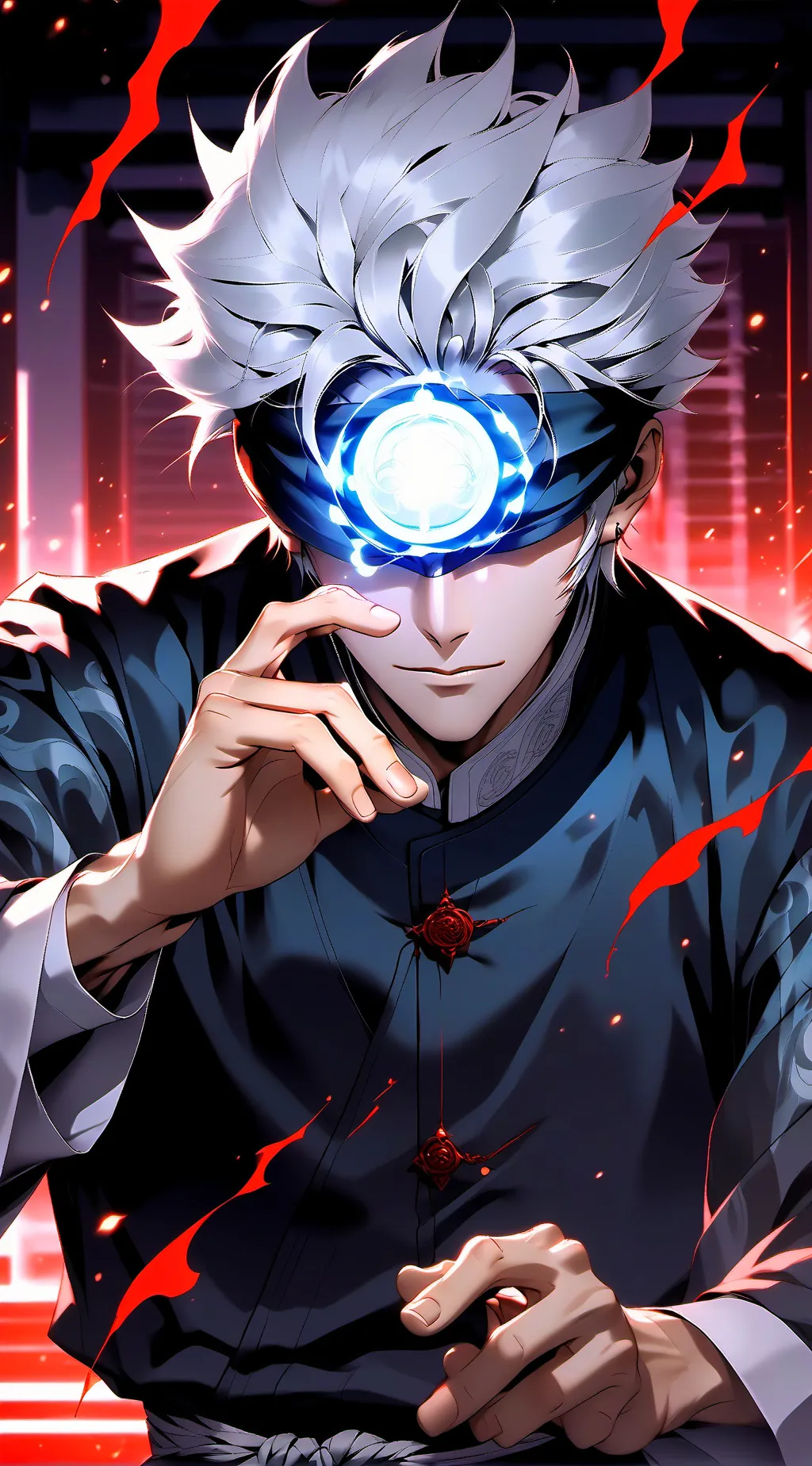 ai character: Gojo Satoru background