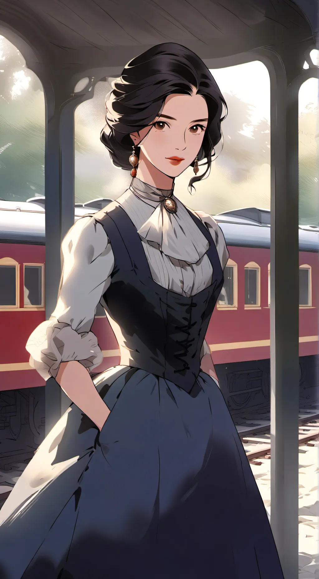 ai character: Maddie background