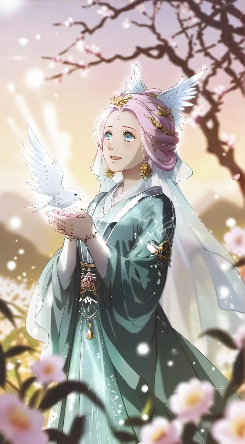 ai character: SPARKLE DUST background