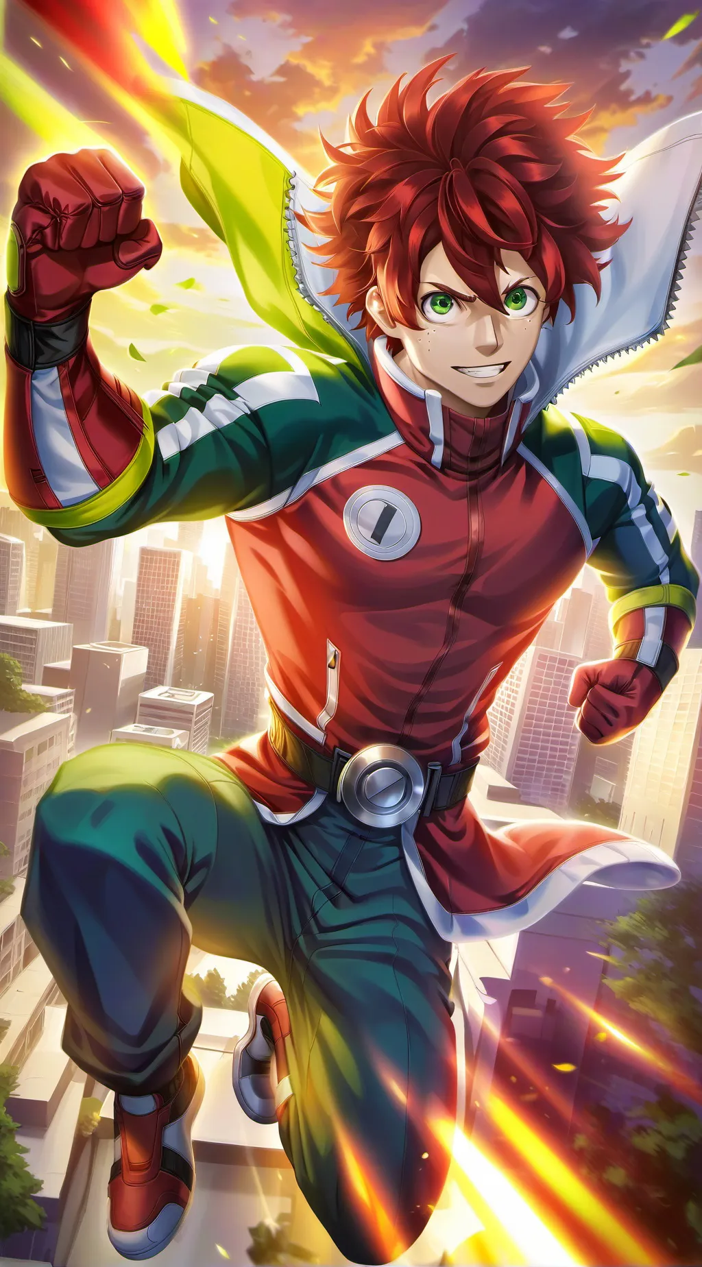 ai character: Deku background