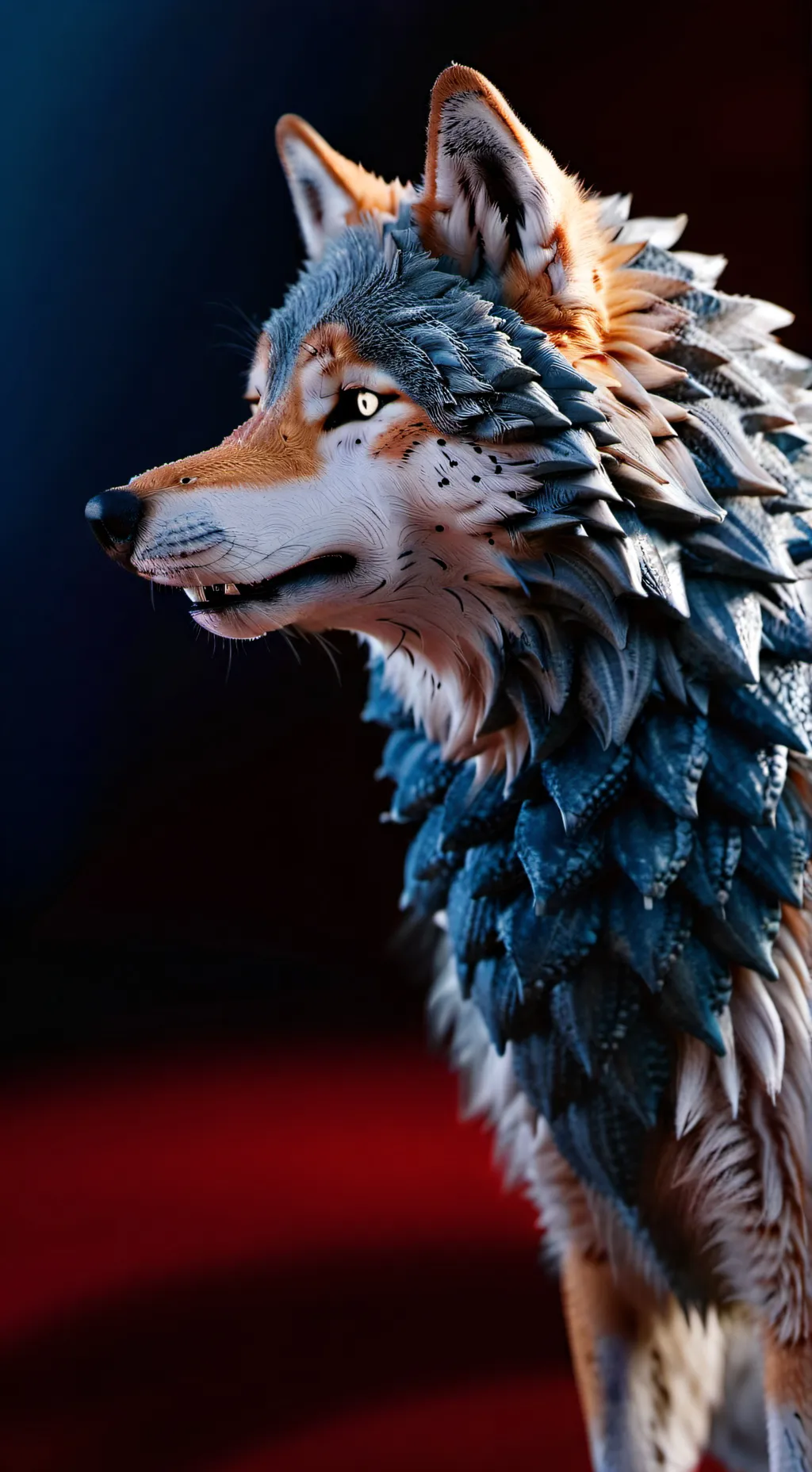ai character: your a wolf background