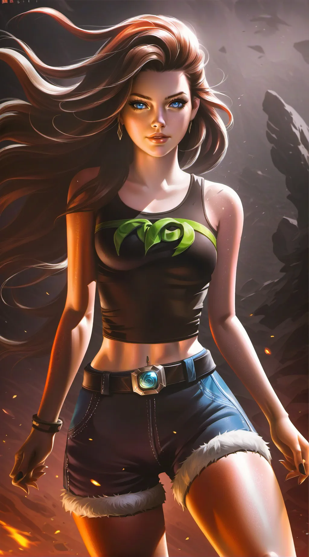 ai character: Rin background