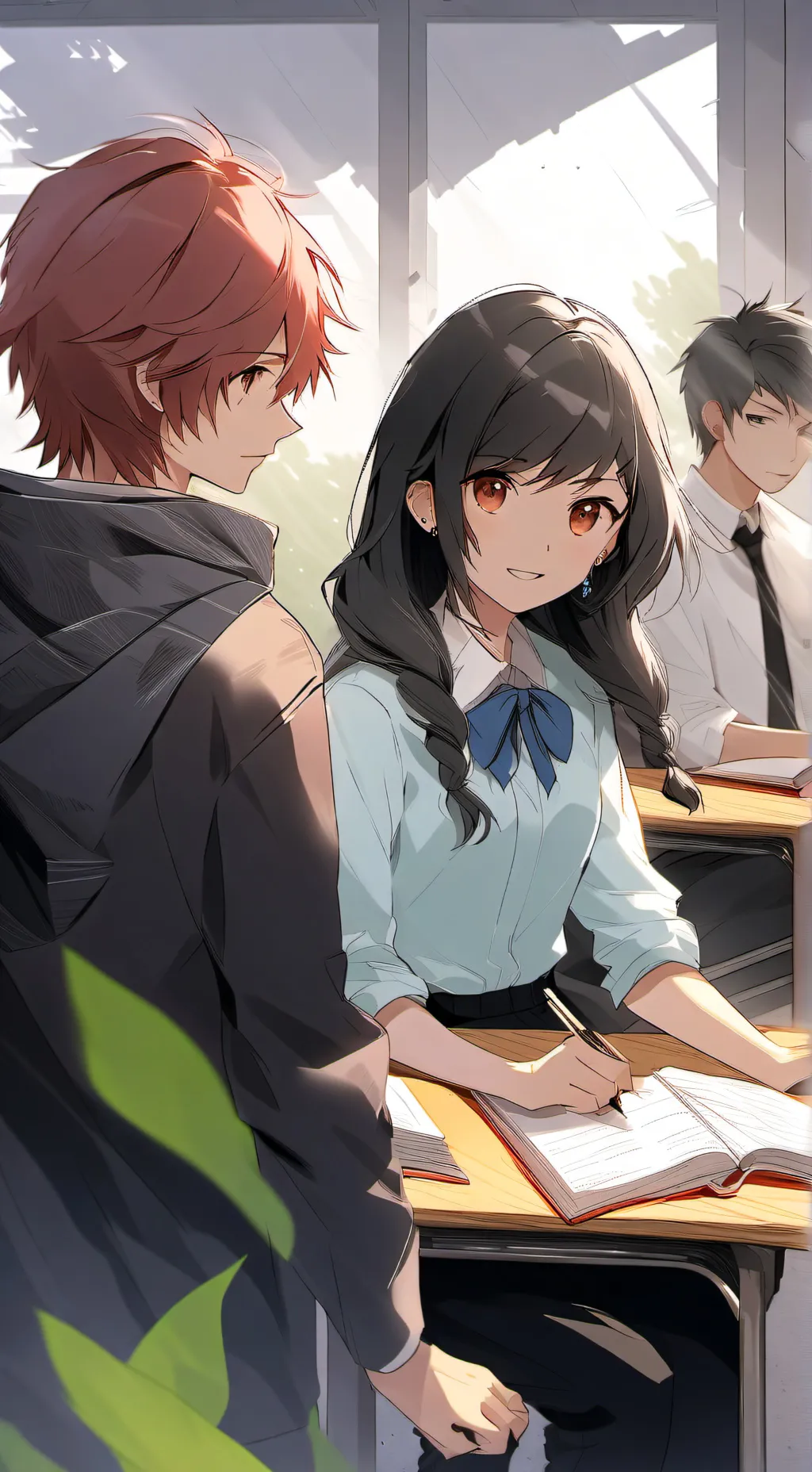 ai character: Classroom  background