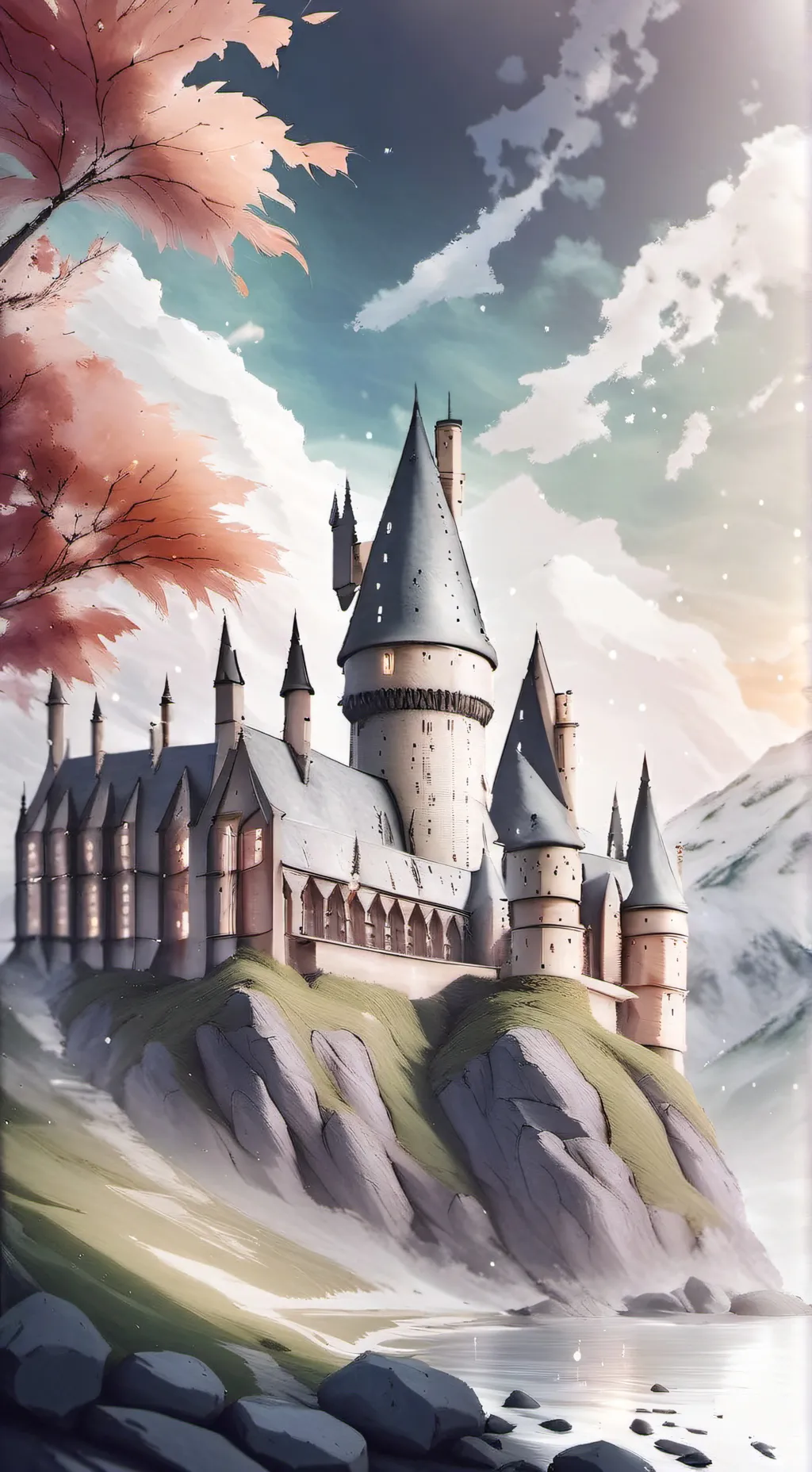 ai character: Hogwarts 🤪✌🏾 background