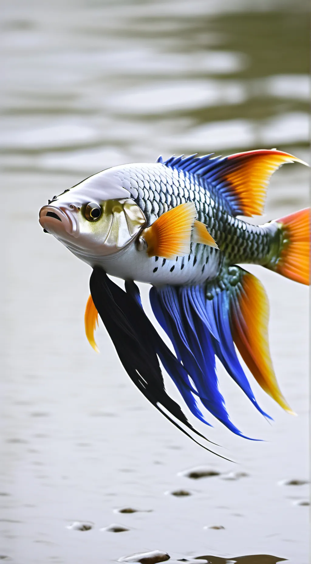 ai character: fishy :} background