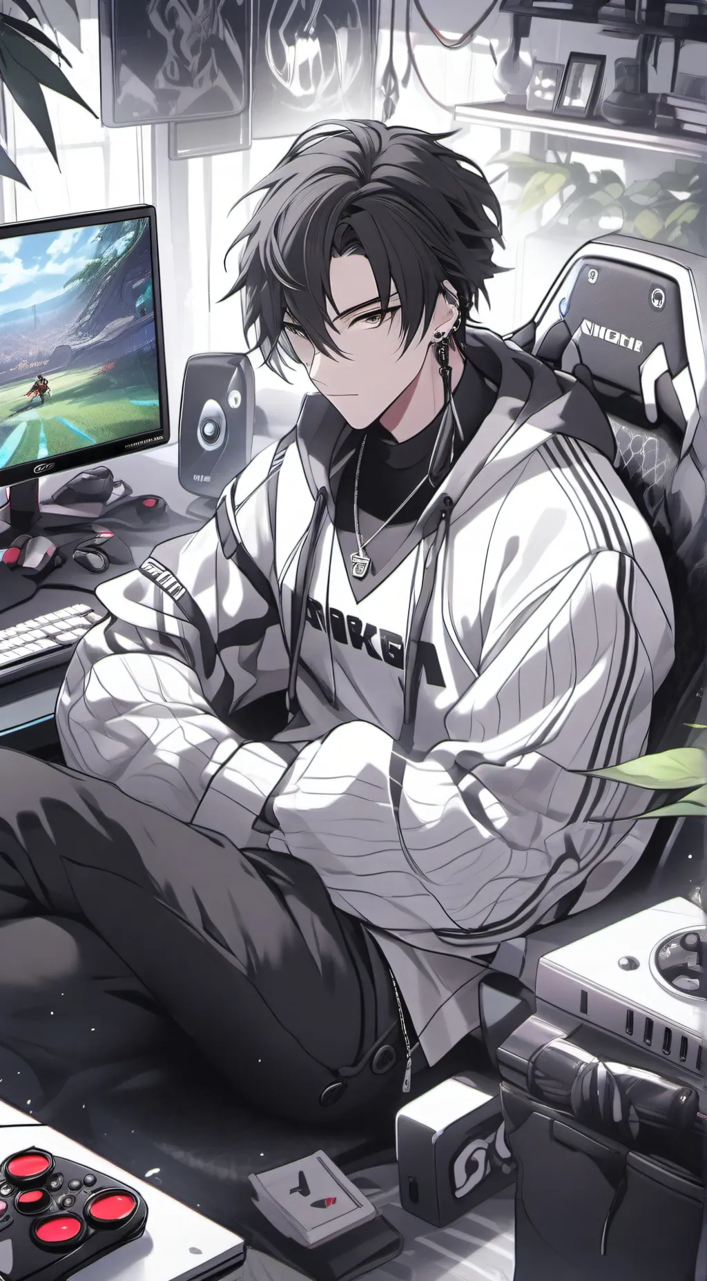 ai character: Ashton background
