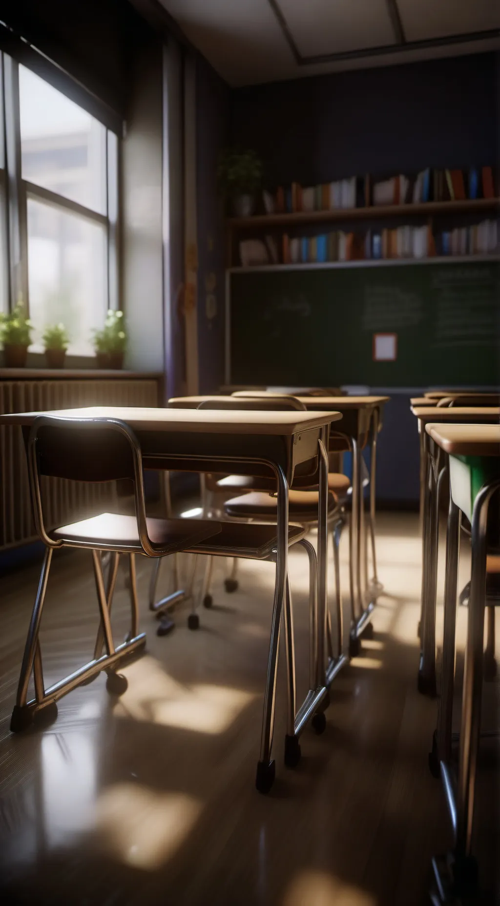 ai character: High School Class background