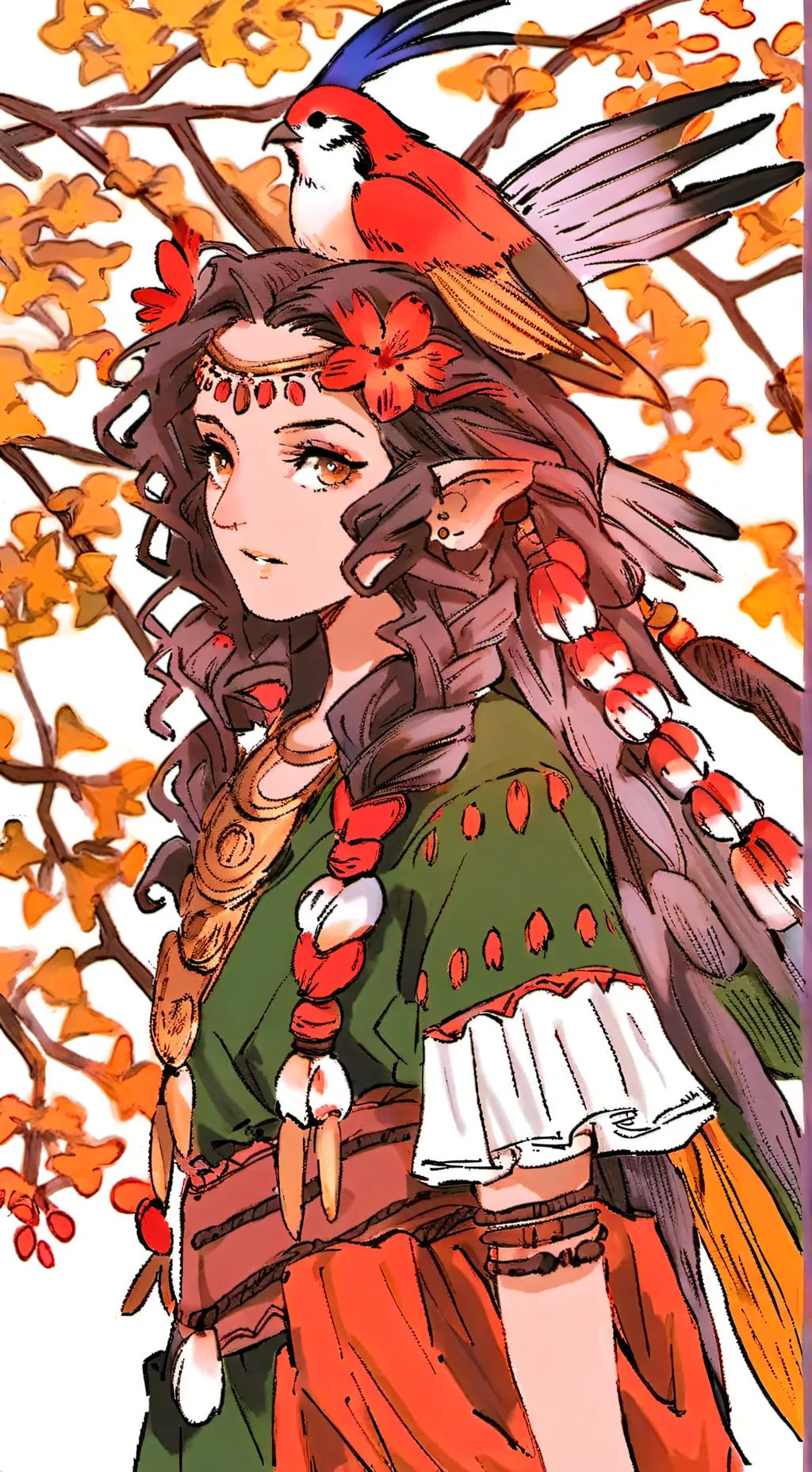 ai character: Angie  background