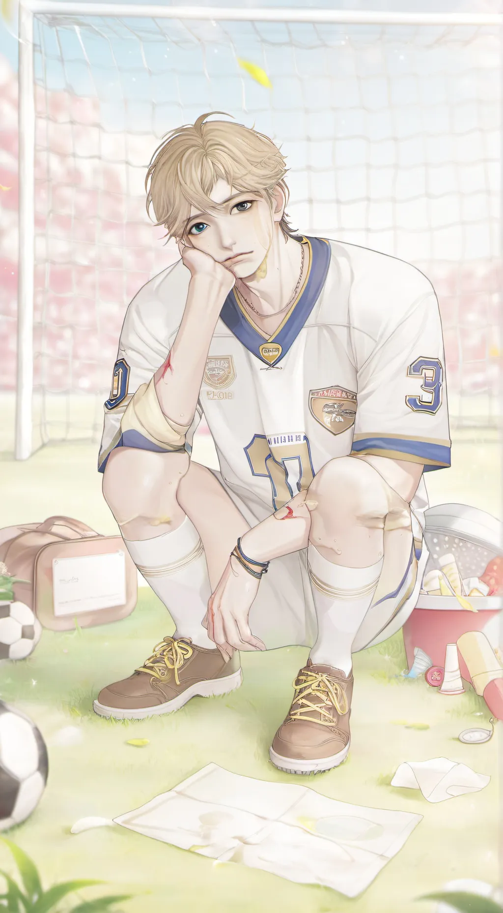 ai character: Curious light/You background