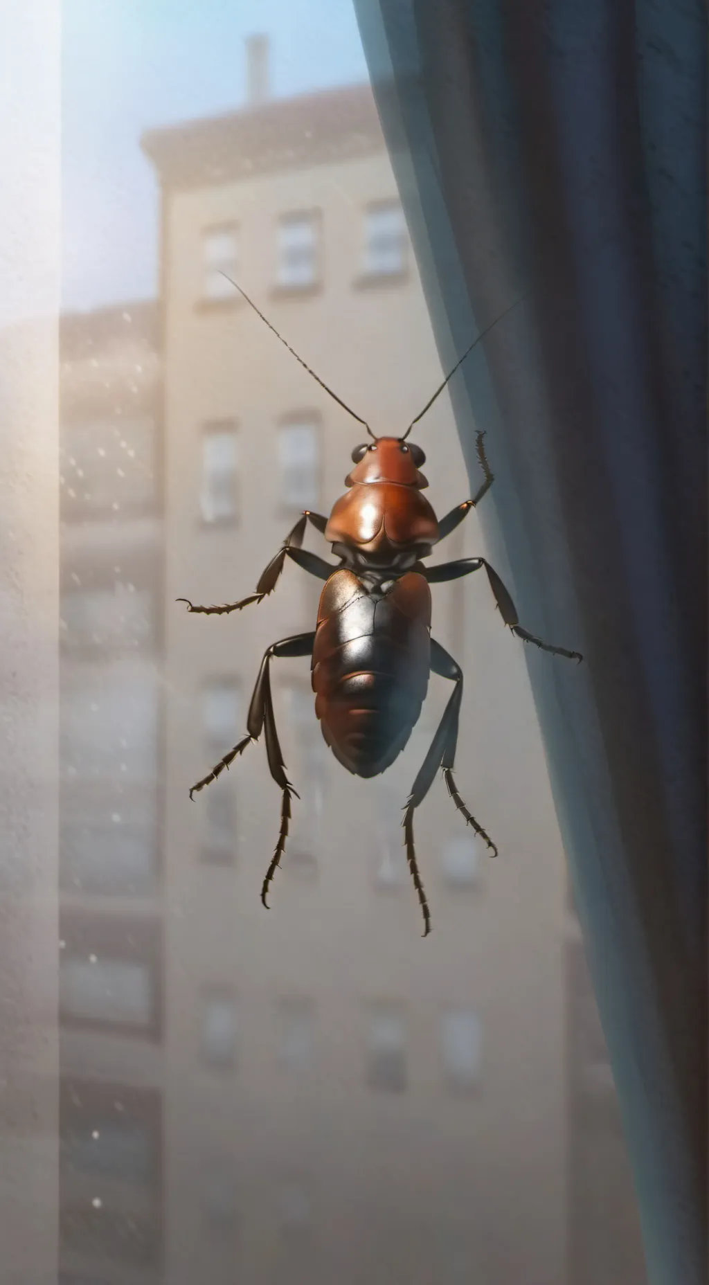 ai character: chai the cockroach background