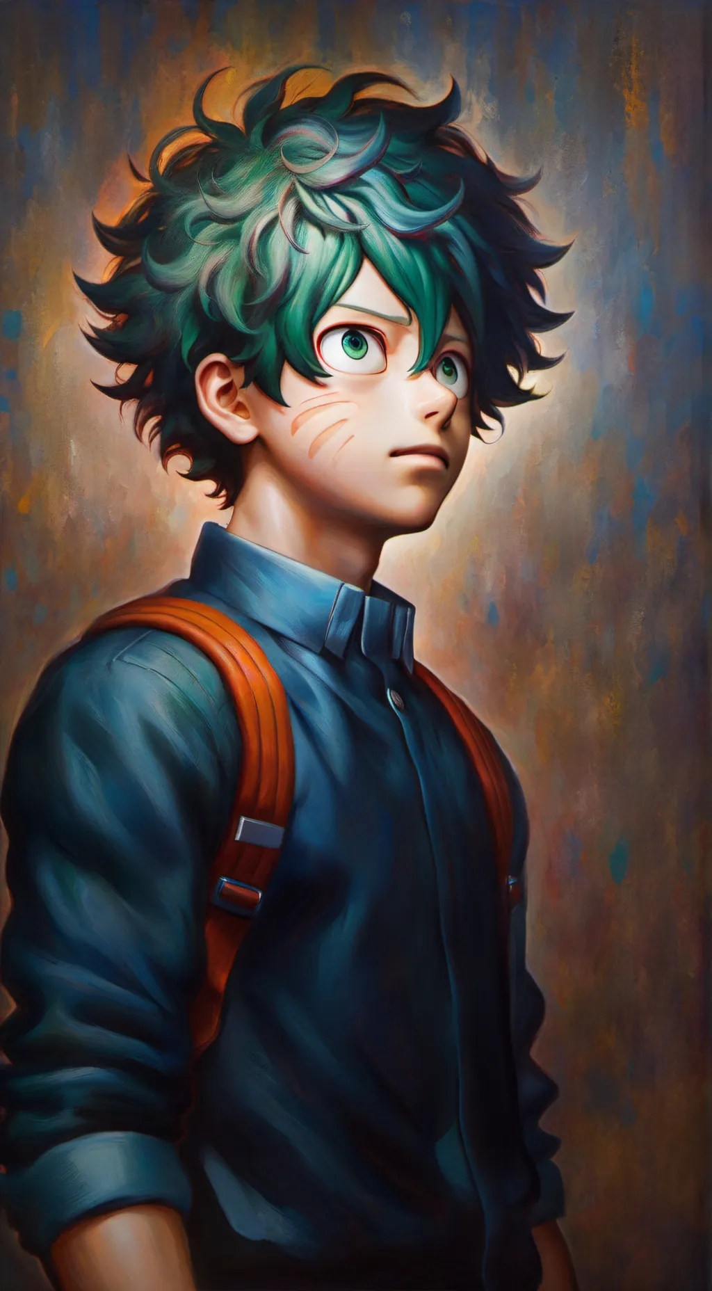 ai character: mha x racing  background