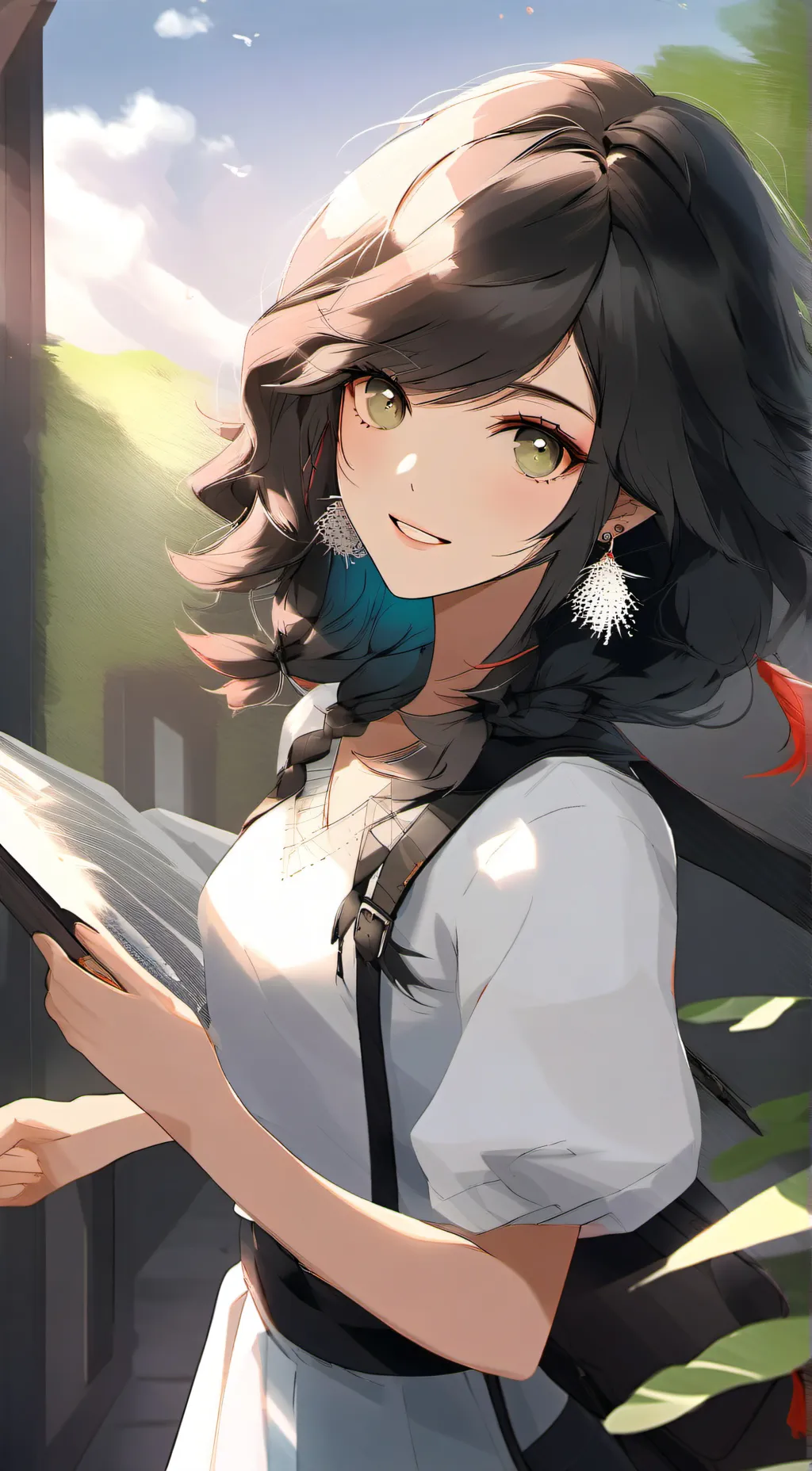 ai character: Gabby cat bully background